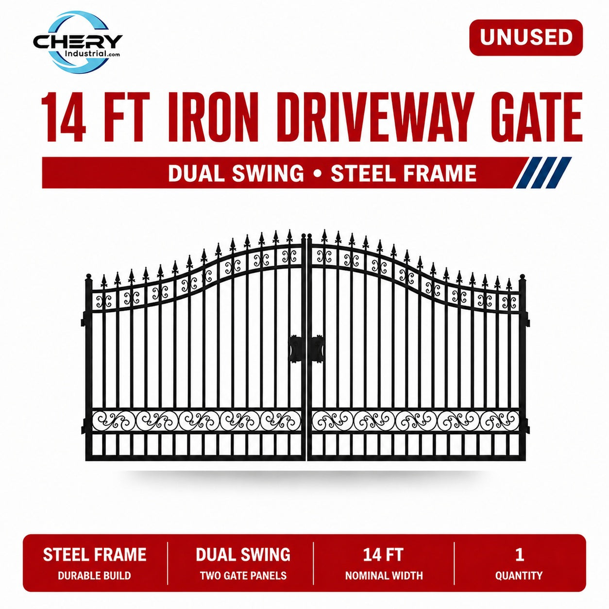 Unused Greatbear Iron Gates 14'- No Decor - EPE foam