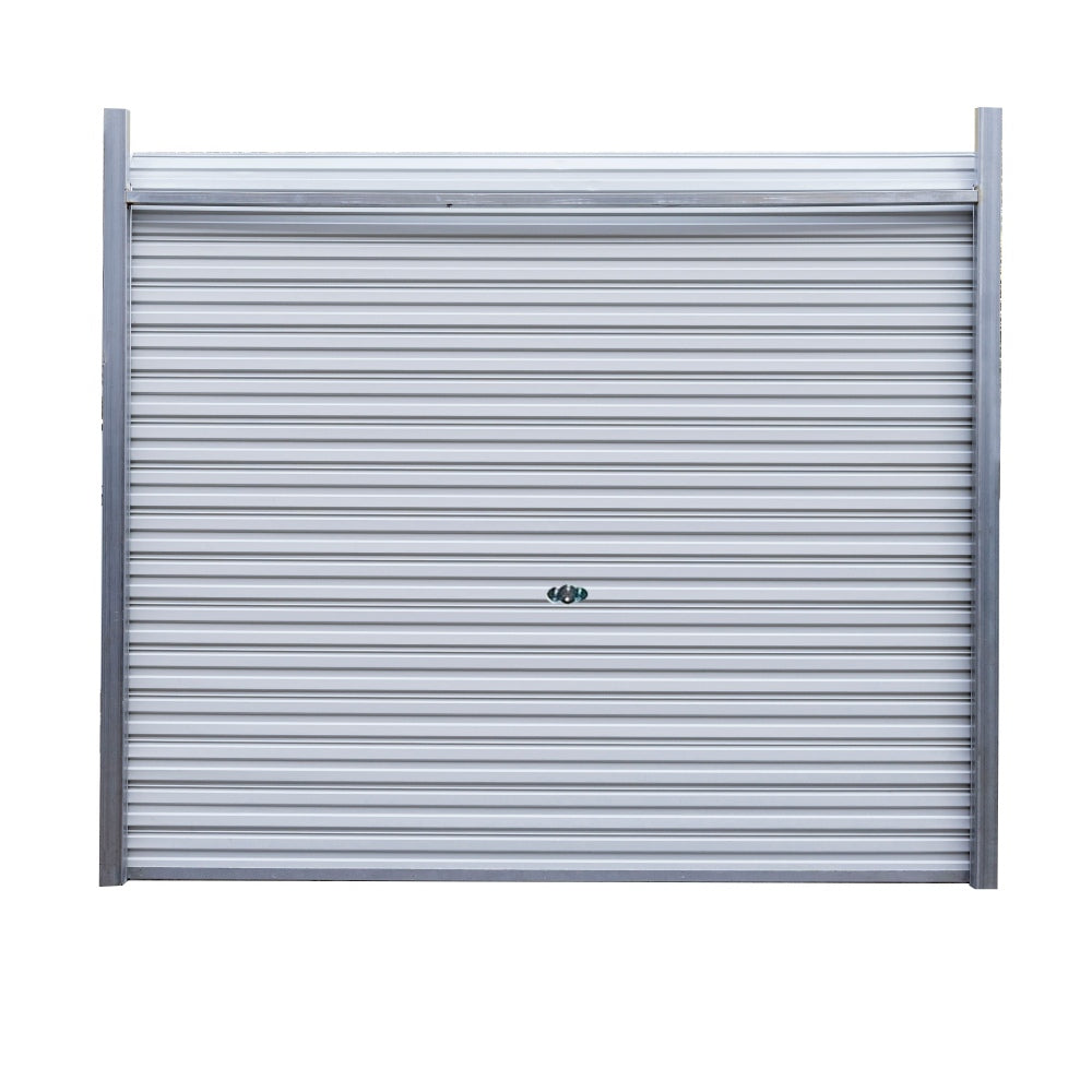 Unused 8.5' x 8.5' Steel Roller Shutter Door