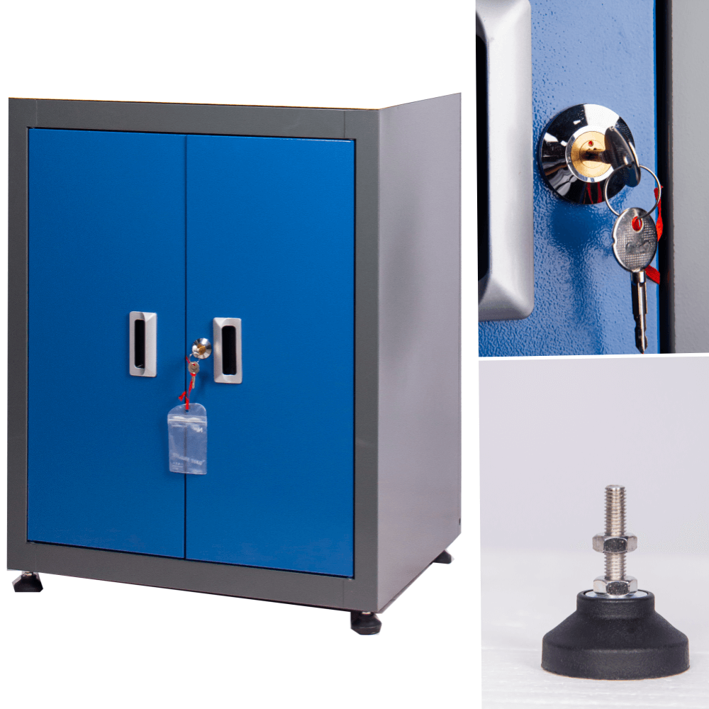 Unused Storage Cabinets 2 Doors Lockable