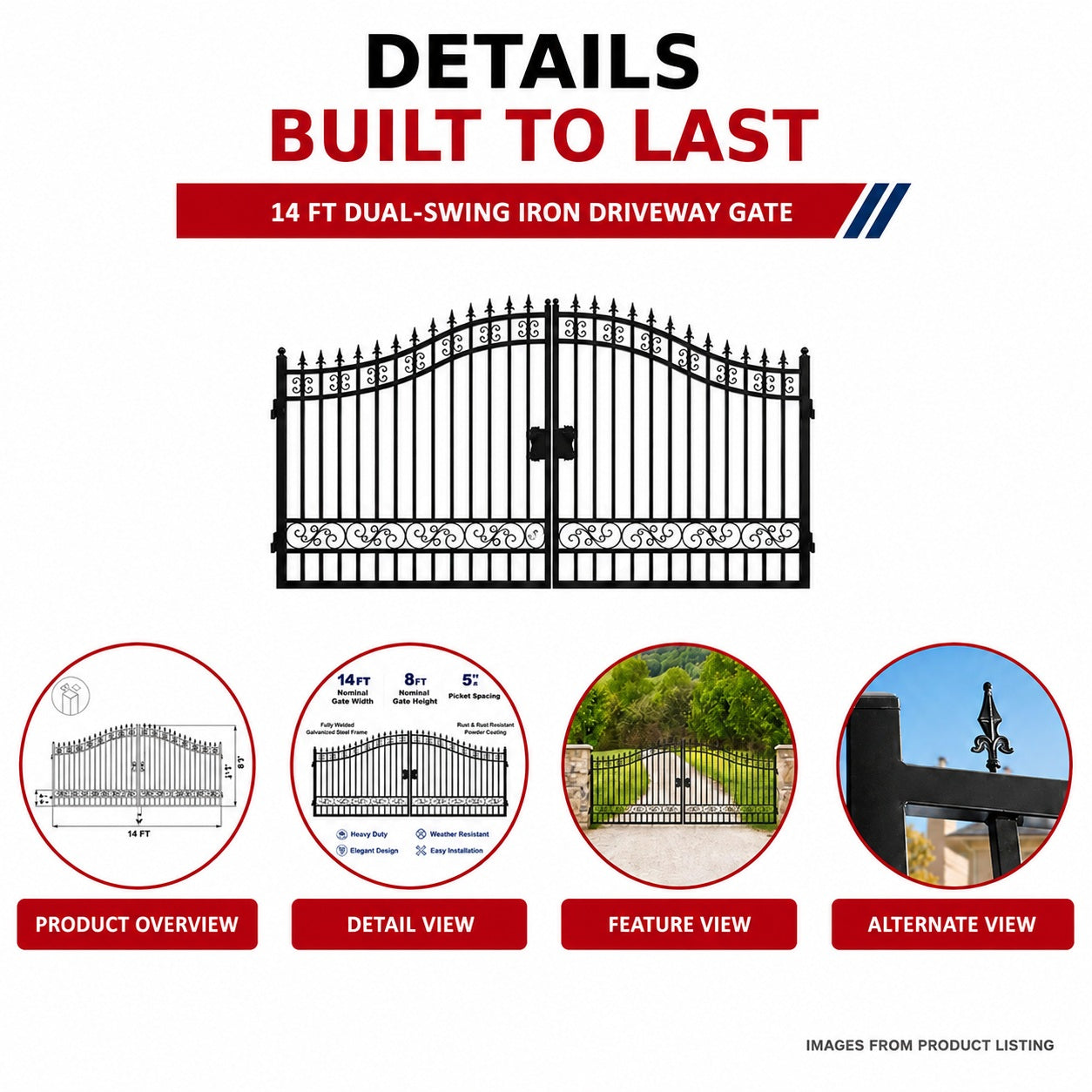 Unused Greatbear Iron Gates 14'- No Decor - EPE foam