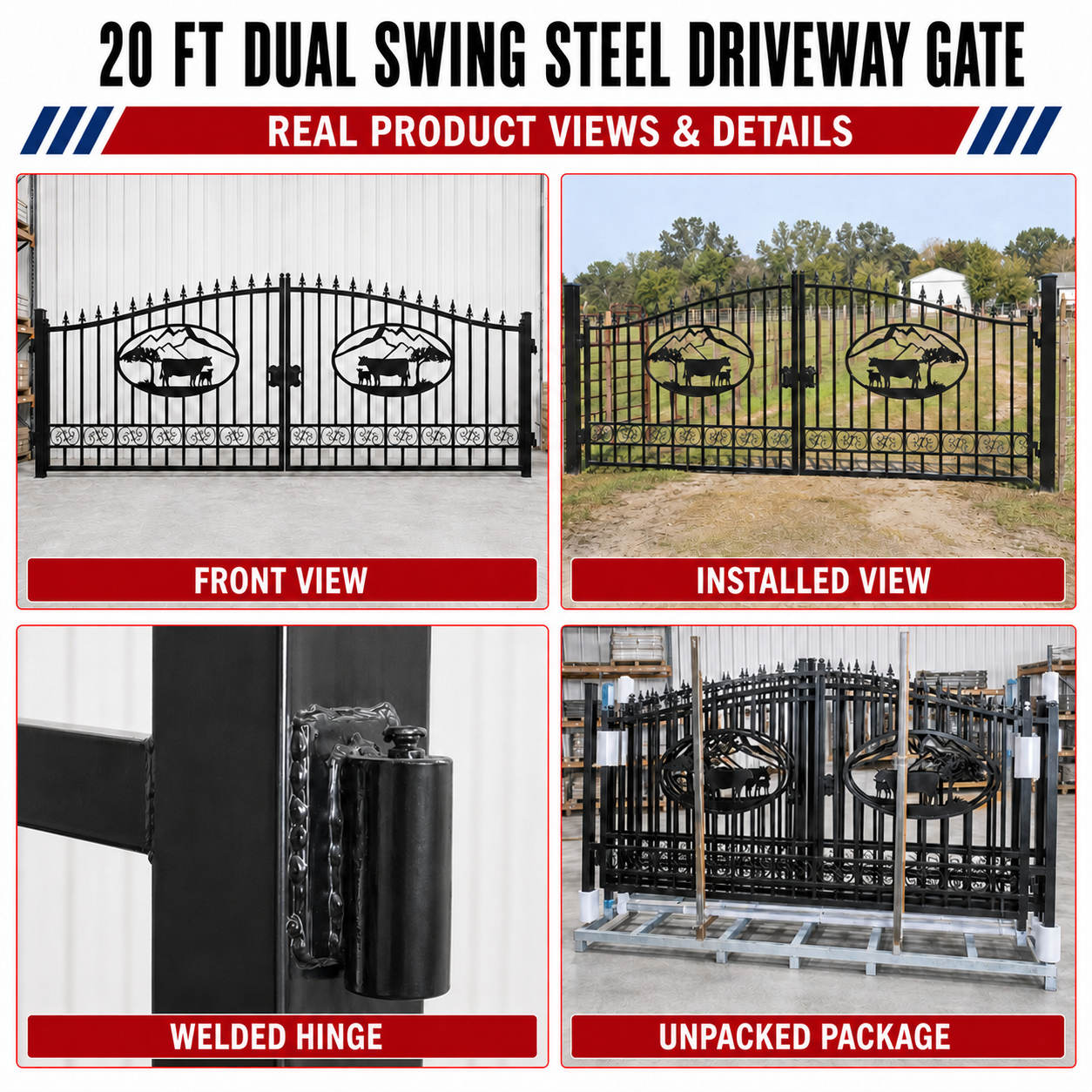 Unused Greatbear Iron Gate 20' - OX - EPE foam