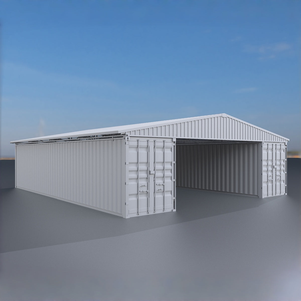 Unused W36'xL40'xH4' Steel Shipping Container Roof Kit