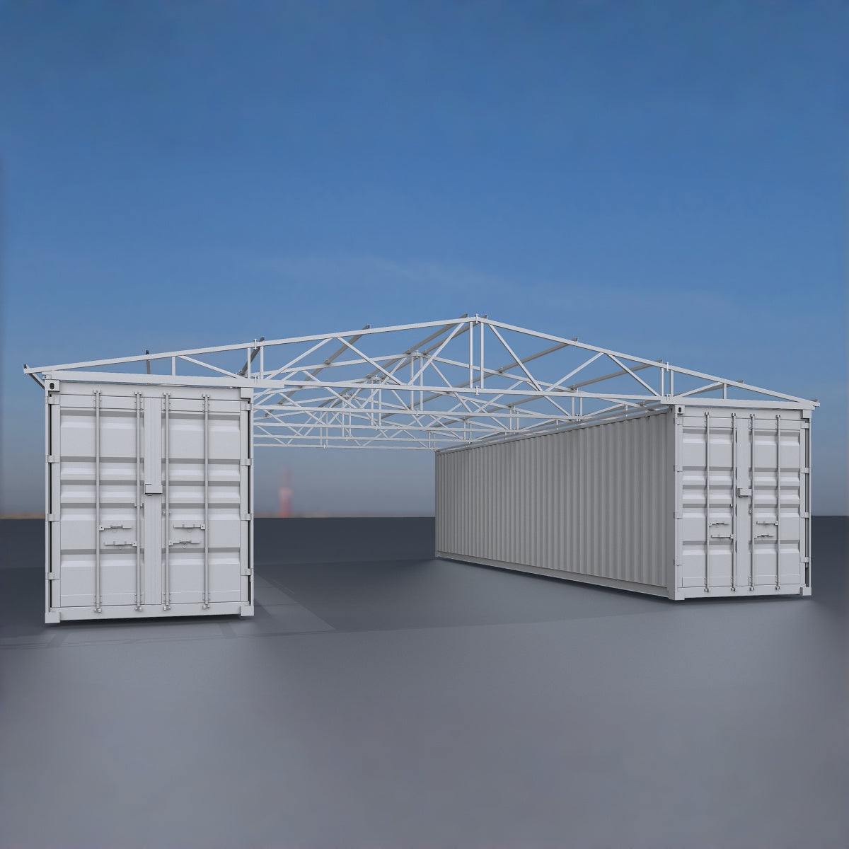 Unused W36'xL40'xH4' Steel Shipping Container Roof Kit
