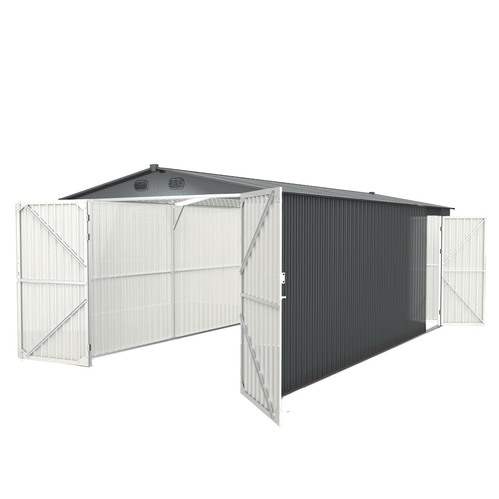Metal Storage Shed 10x20 ft (MSRP: $1,999)