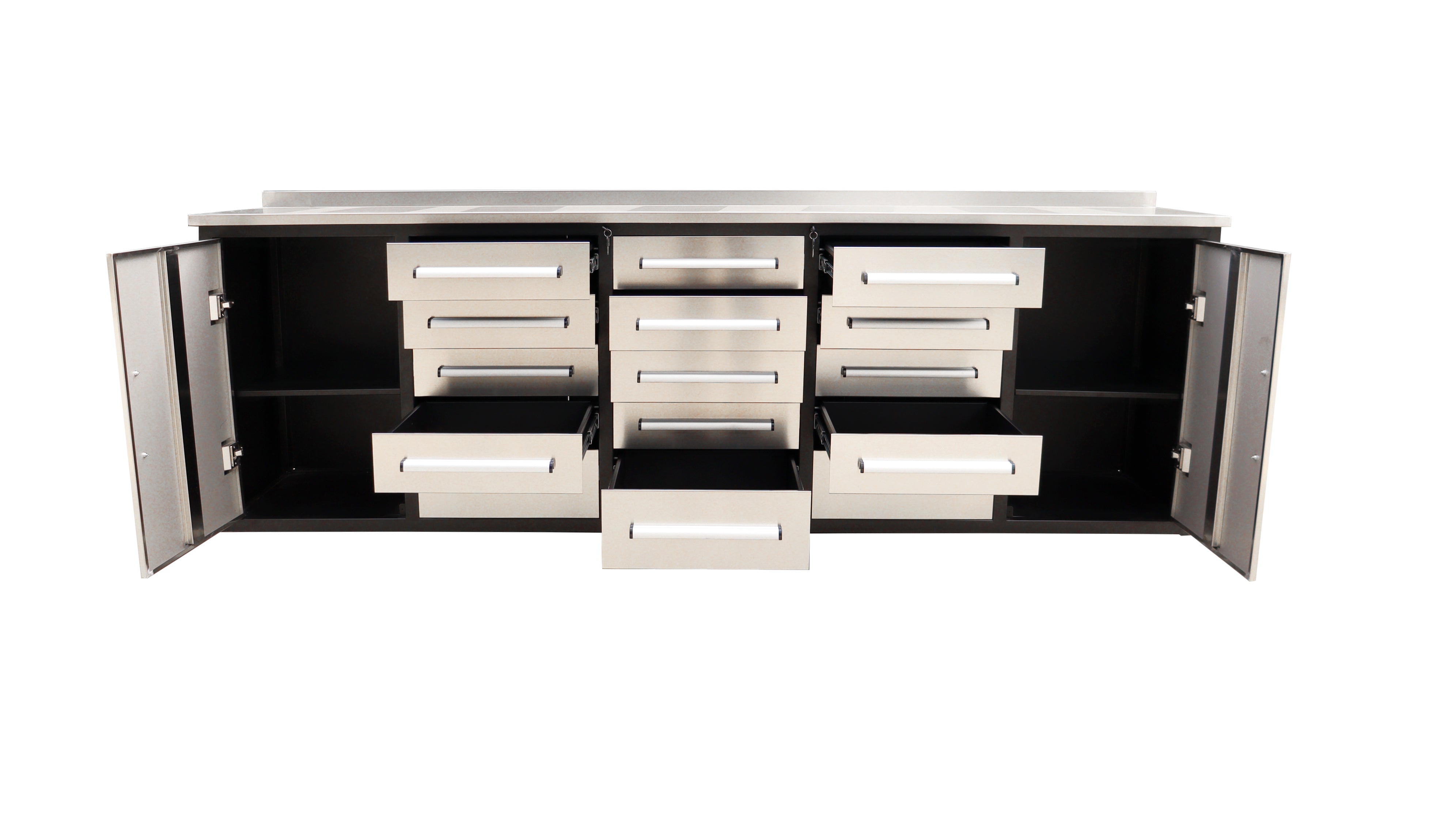 Unused Work Bench 10FT-15D-2 Stainless Steel (MSRP: $3,099)