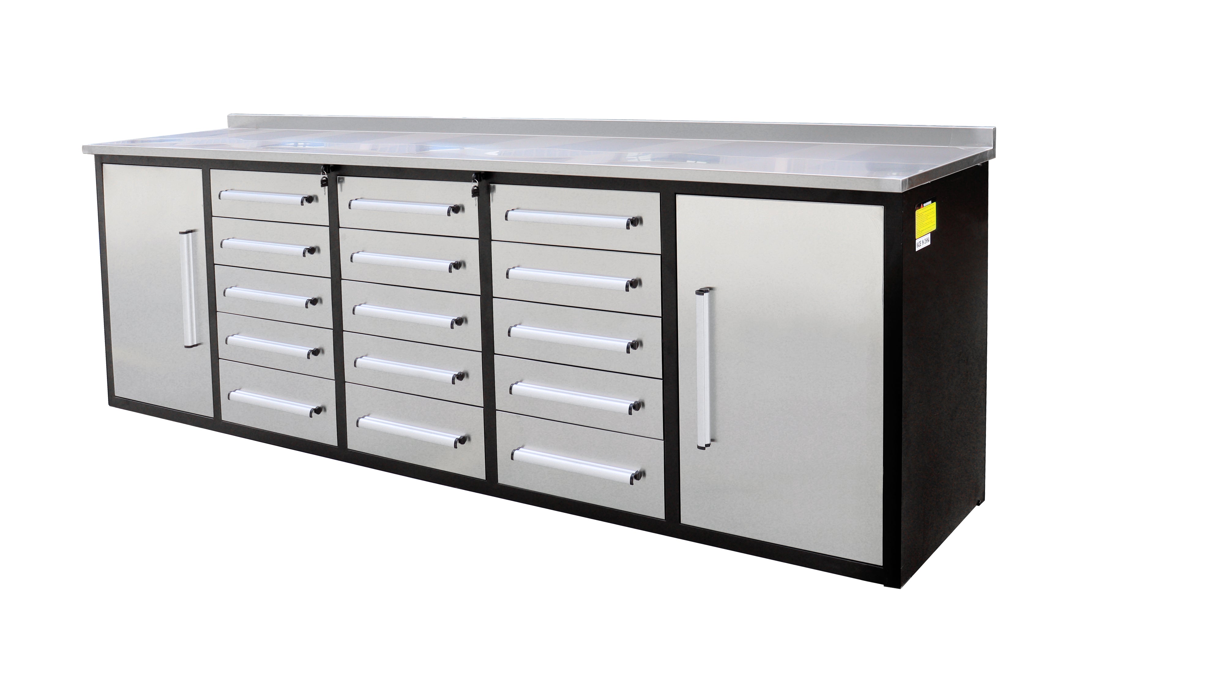 Unused Work Bench 10FT-15D-2 Stainless Steel (MSRP: $3,099)
