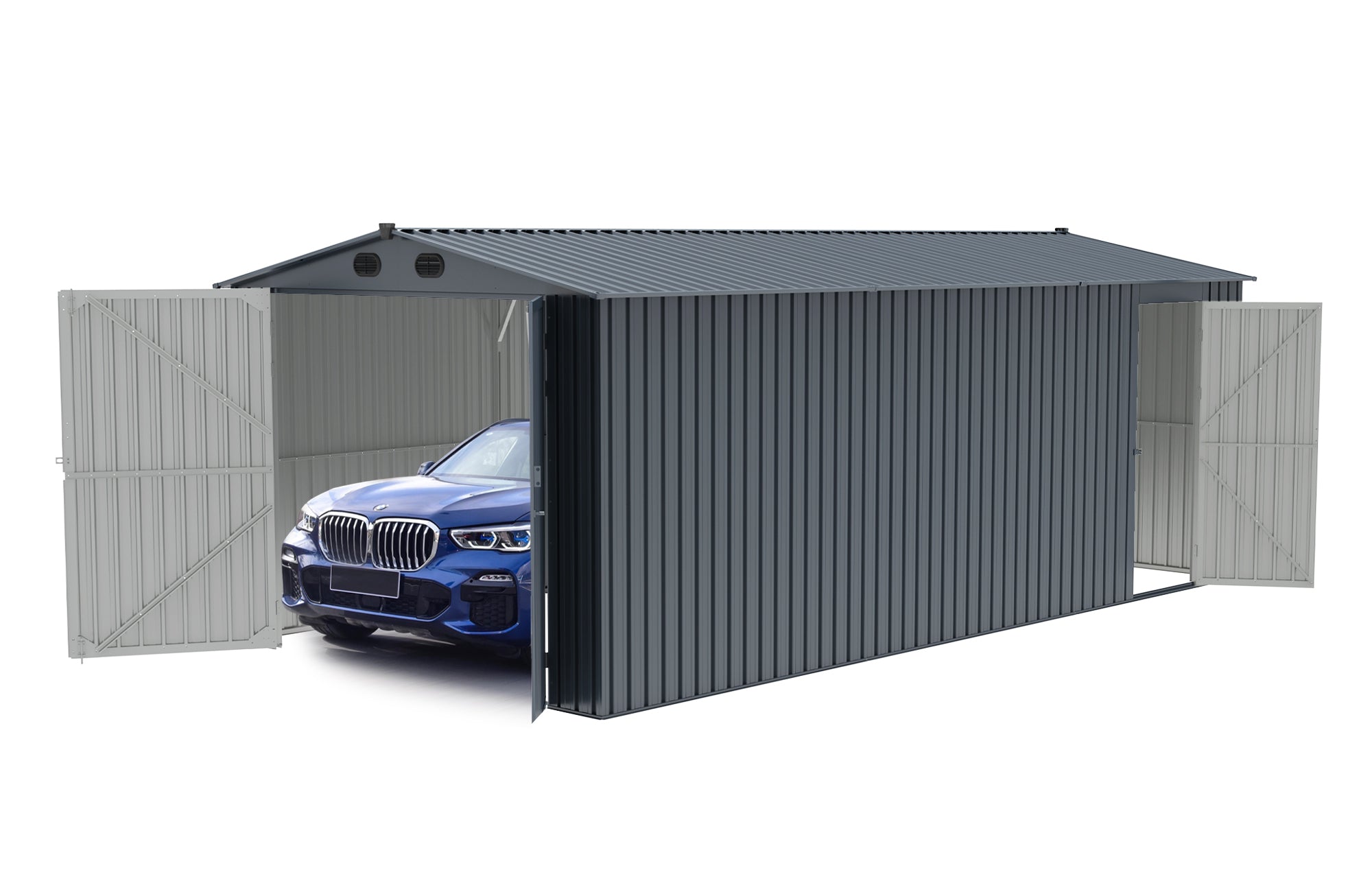 Metal Storage Shed 10x20 ft (MSRP: $1,999)