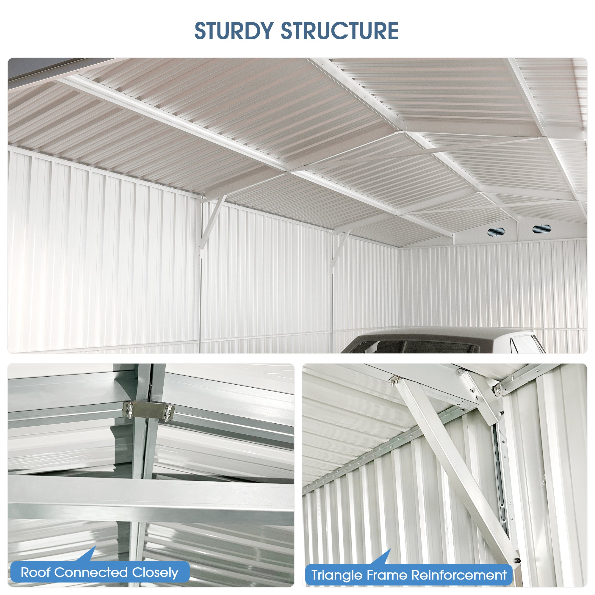 Metal Storage Shed 10x20 ft (MSRP: $1,999)