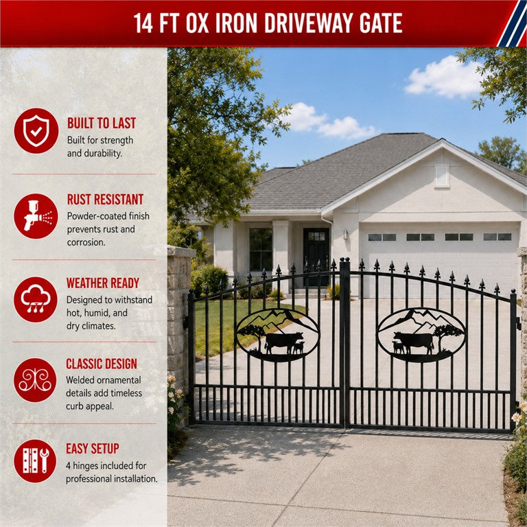 Unused Greatbear Iron Gate 14'- OX (MSRP: $2,100)