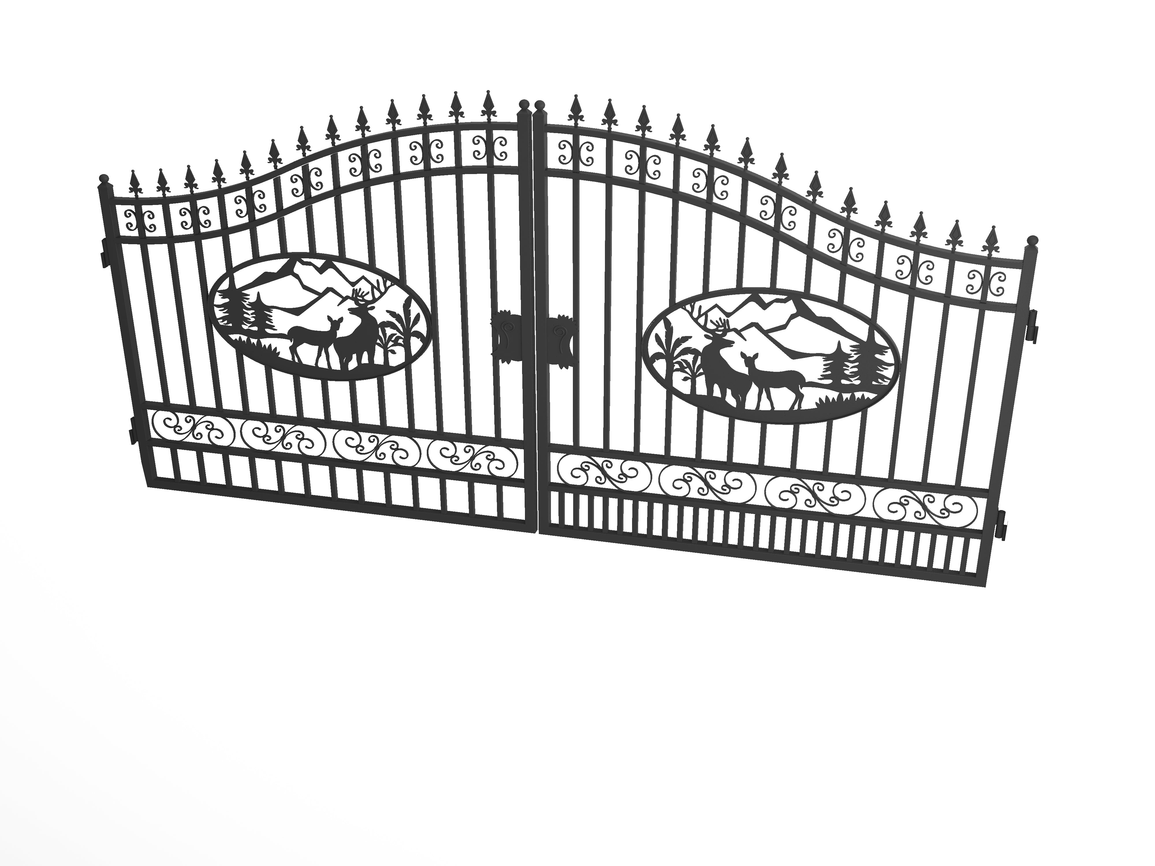 Unused Greatbear 14ft Iron Gate General Style - OX - EPE foam