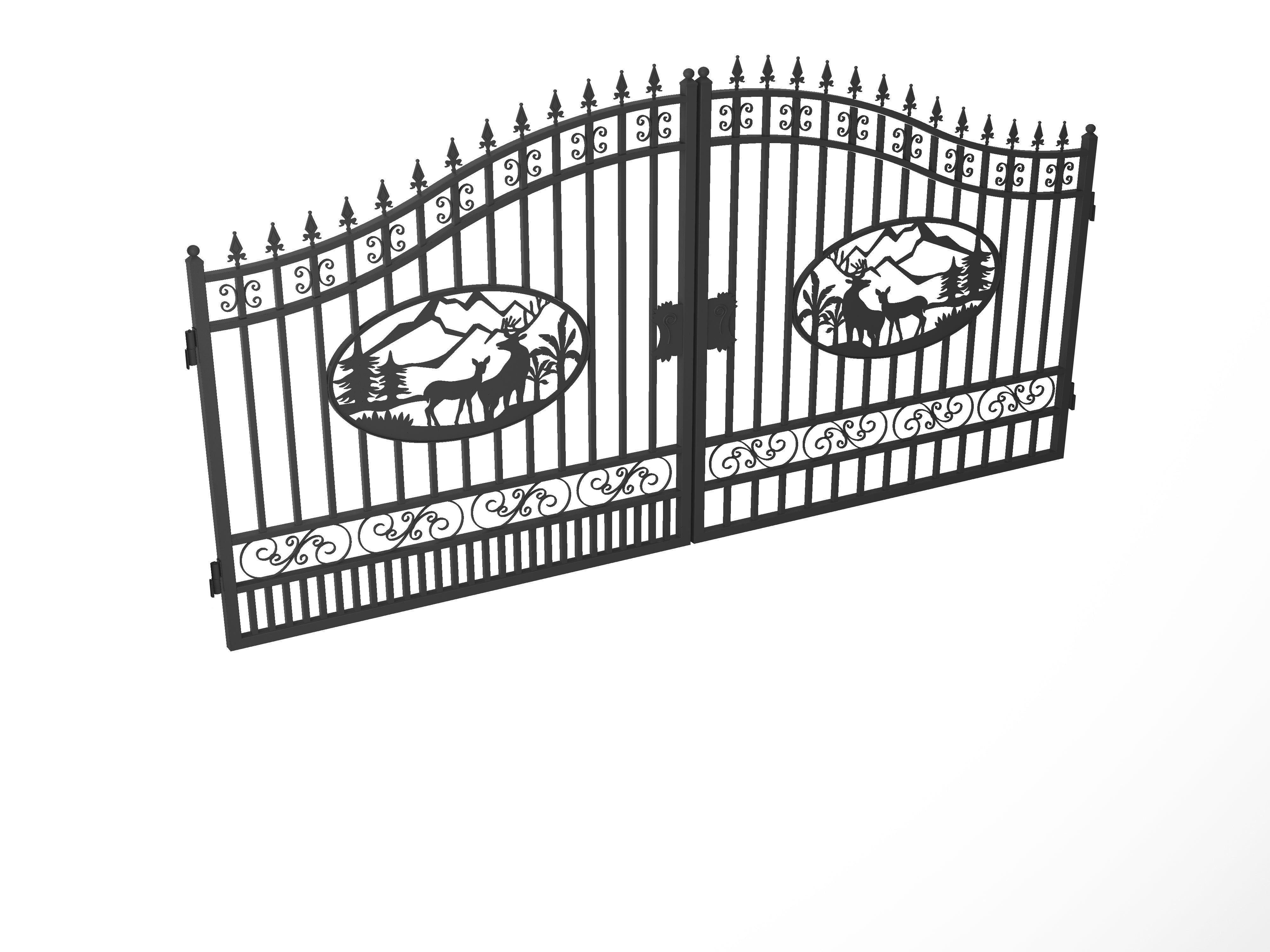 Unused Greatbear 14ft Iron Gate General Style - OX - EPE foam