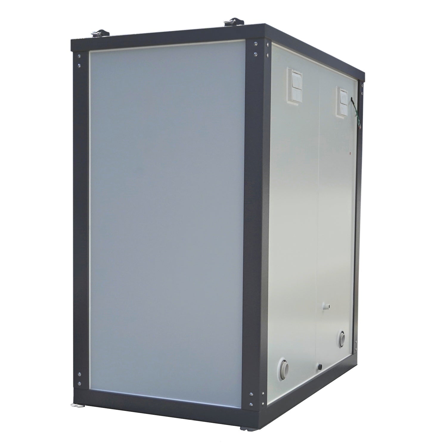 Bastone 2 Private Toilet Stalls Portable Restroom