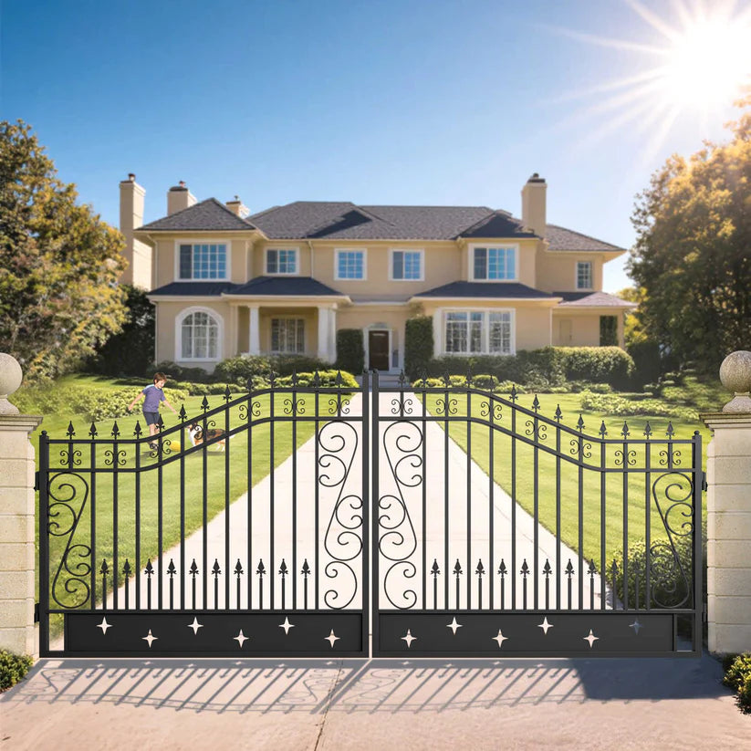 Unused Greatbear 16ft Iron Gate. artwork Star in the Middle - EPE foam (MSRP: $2,300)