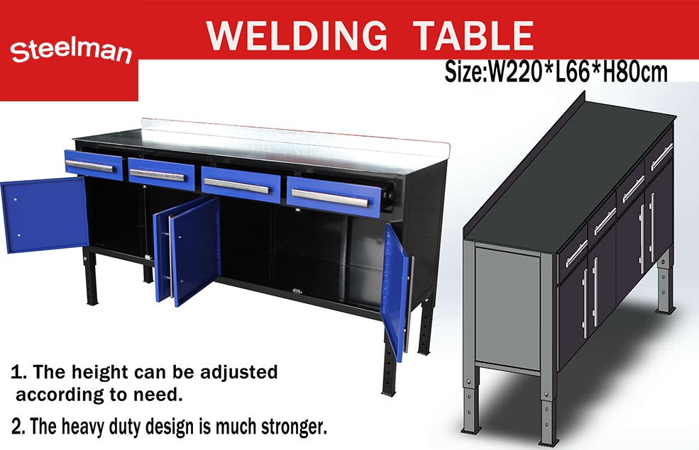 Unused Welding Table Black (MSRP: $1,700)