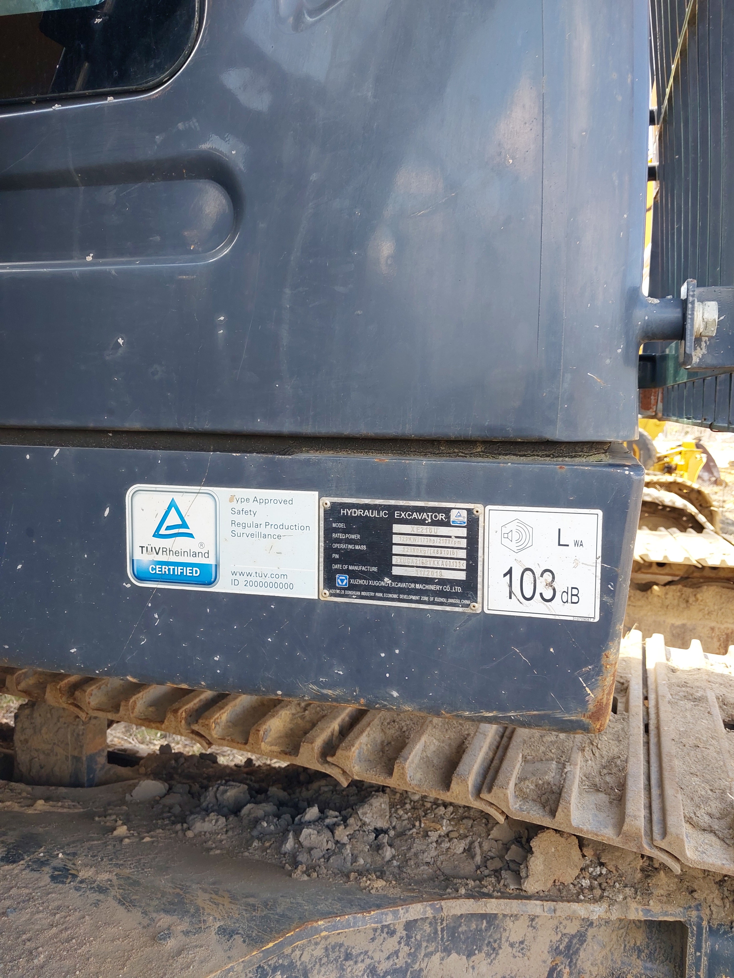 Used 2019 XuGong Excavator XCMG210U