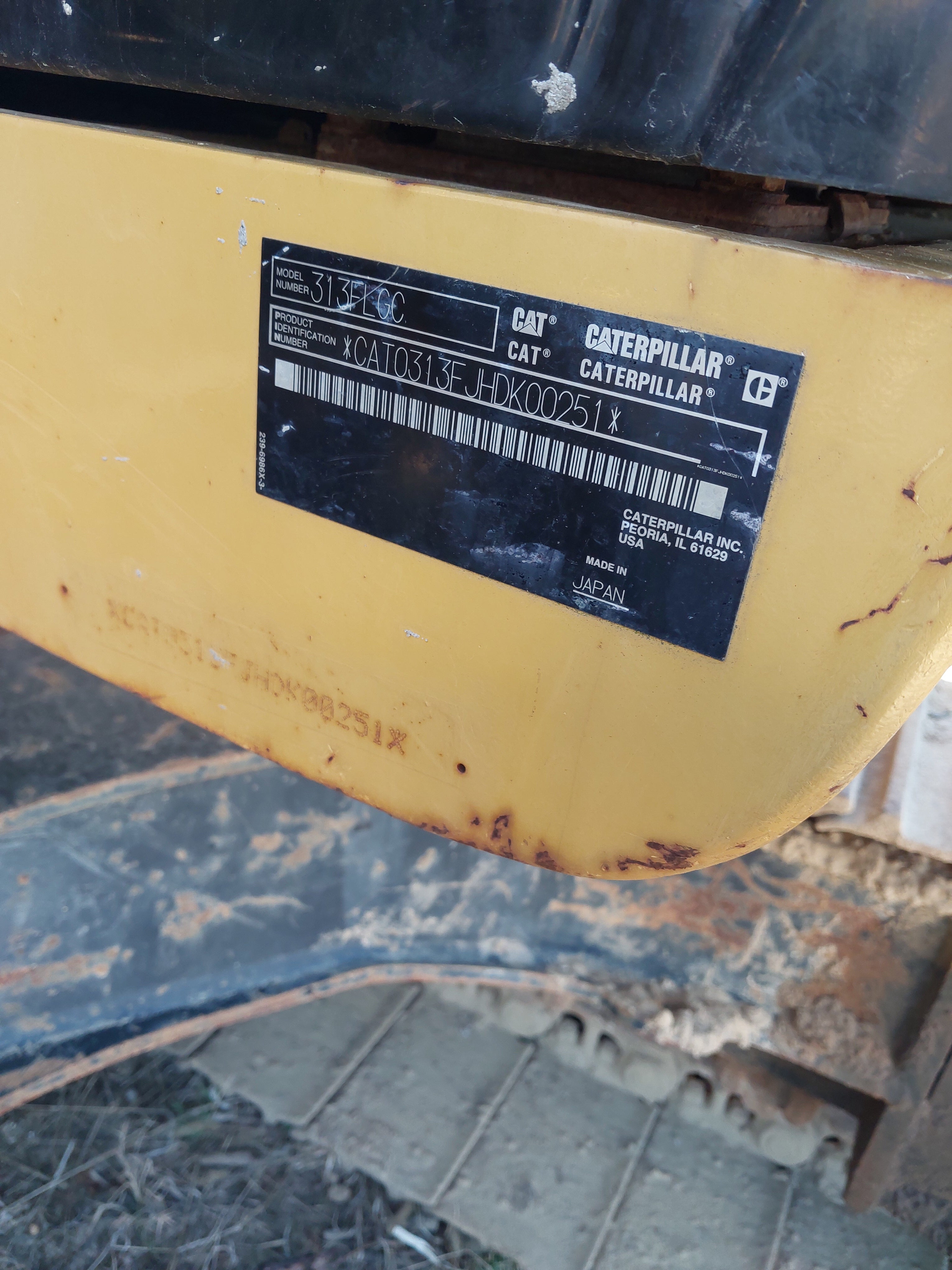 Used CAT Excavator CAT313FLGC