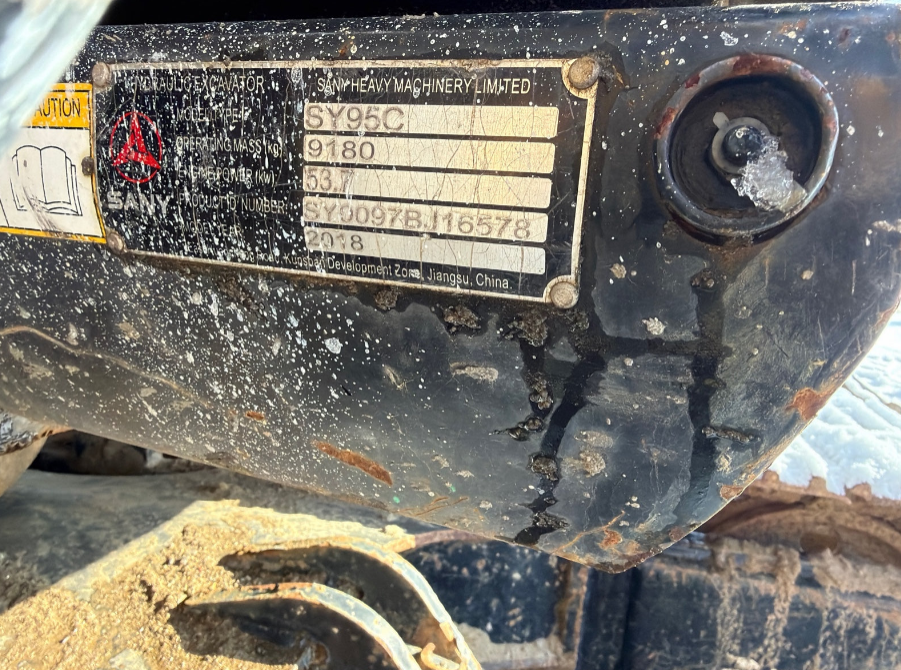 Used 2018 SANY Excavator SY95C