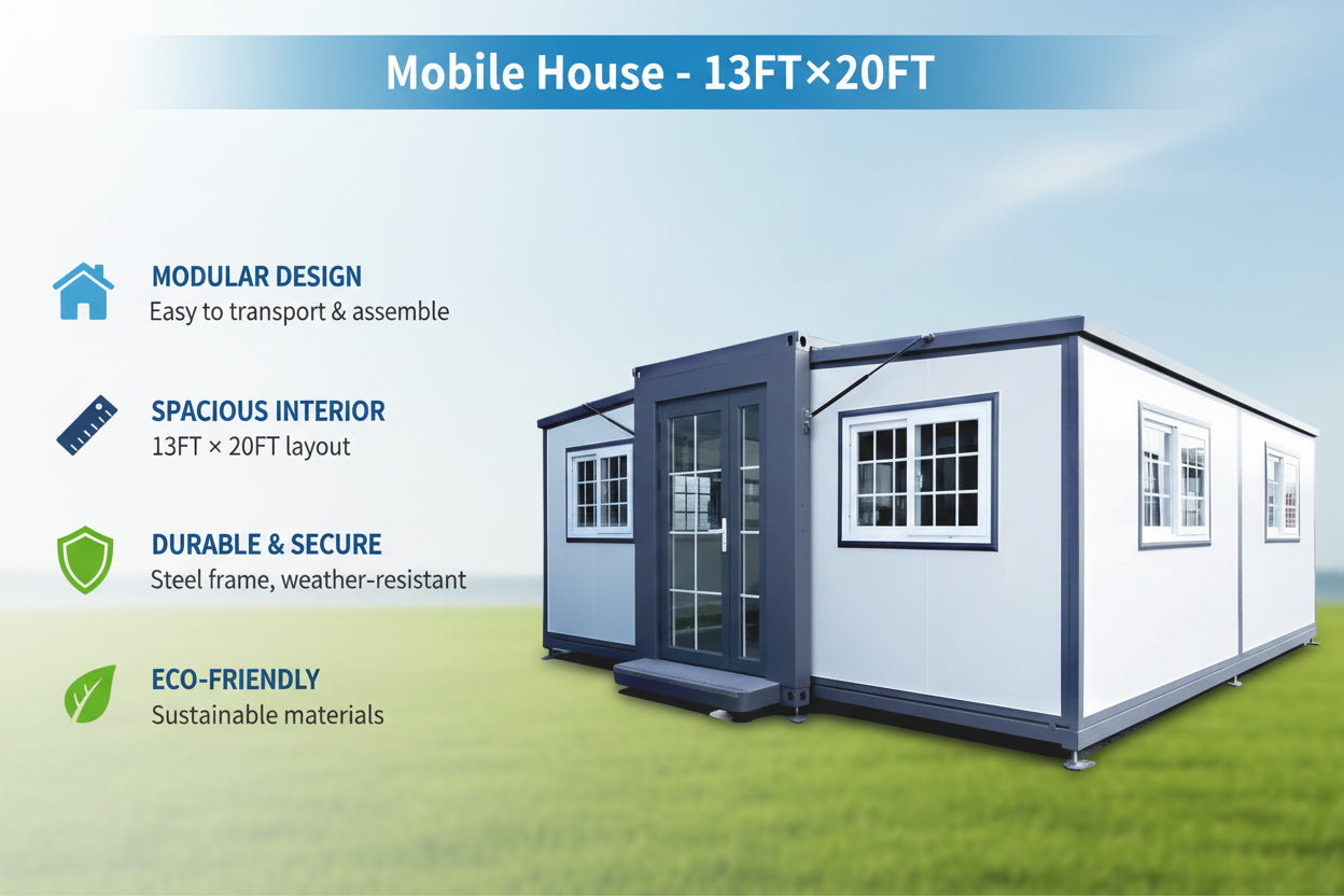 Unused Mobile House - 13FT*20FT (MSRP: $23,000)
