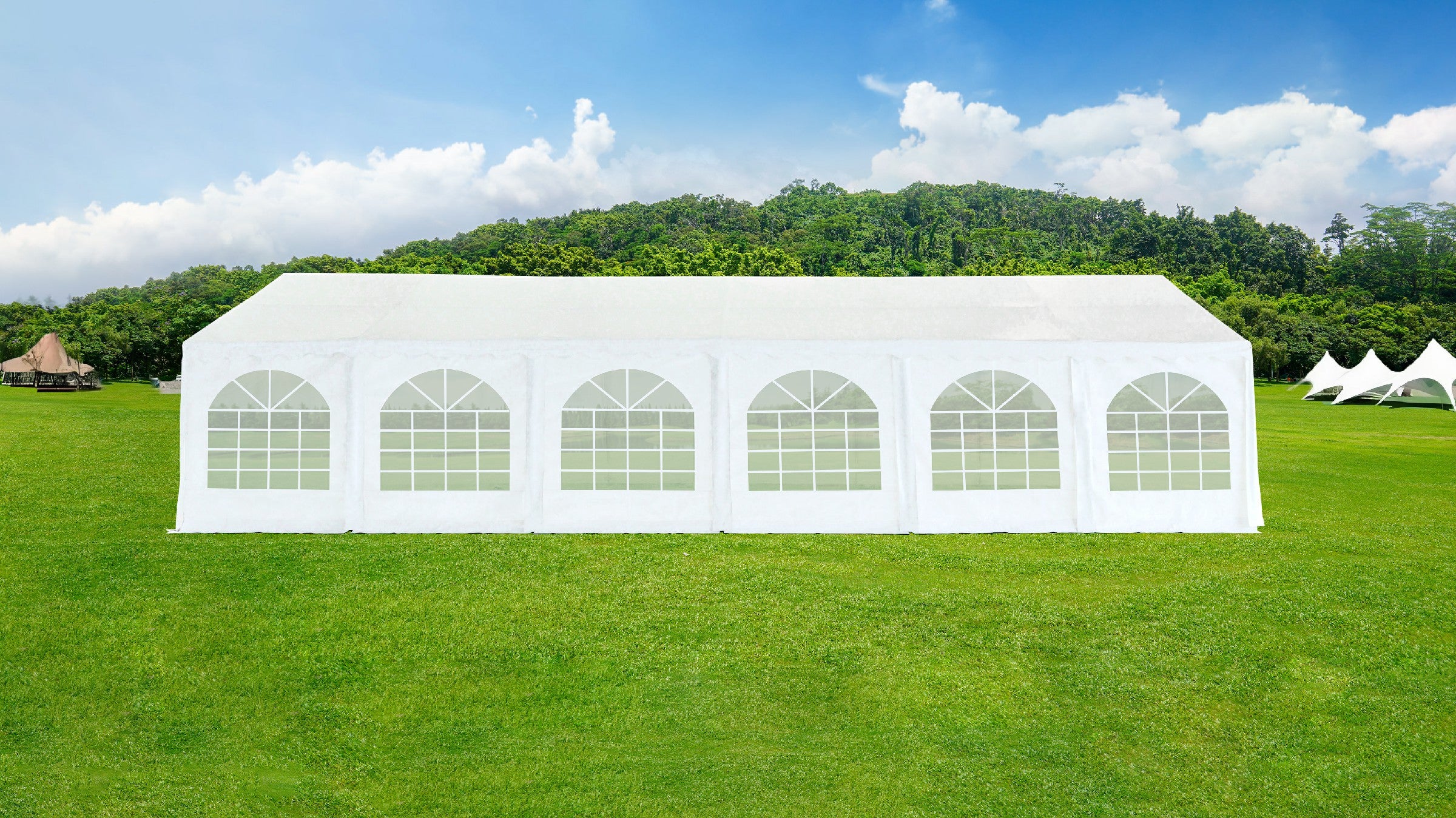 Party Tent 20 FT X 40 FT PVC-Basic style