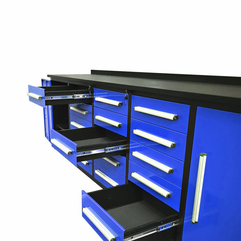 Work Bench 10FT-15D-2 01C wheels & side handles
