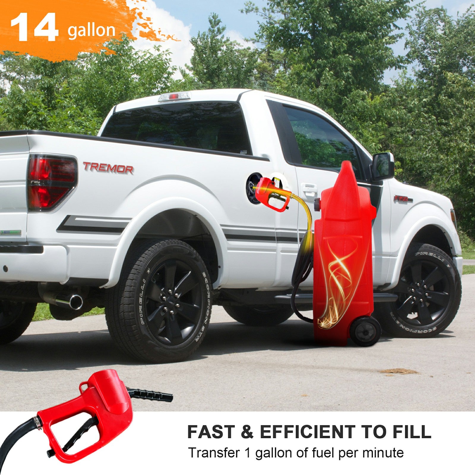 Unused Fuel Tank 130L (MSRP: $299)