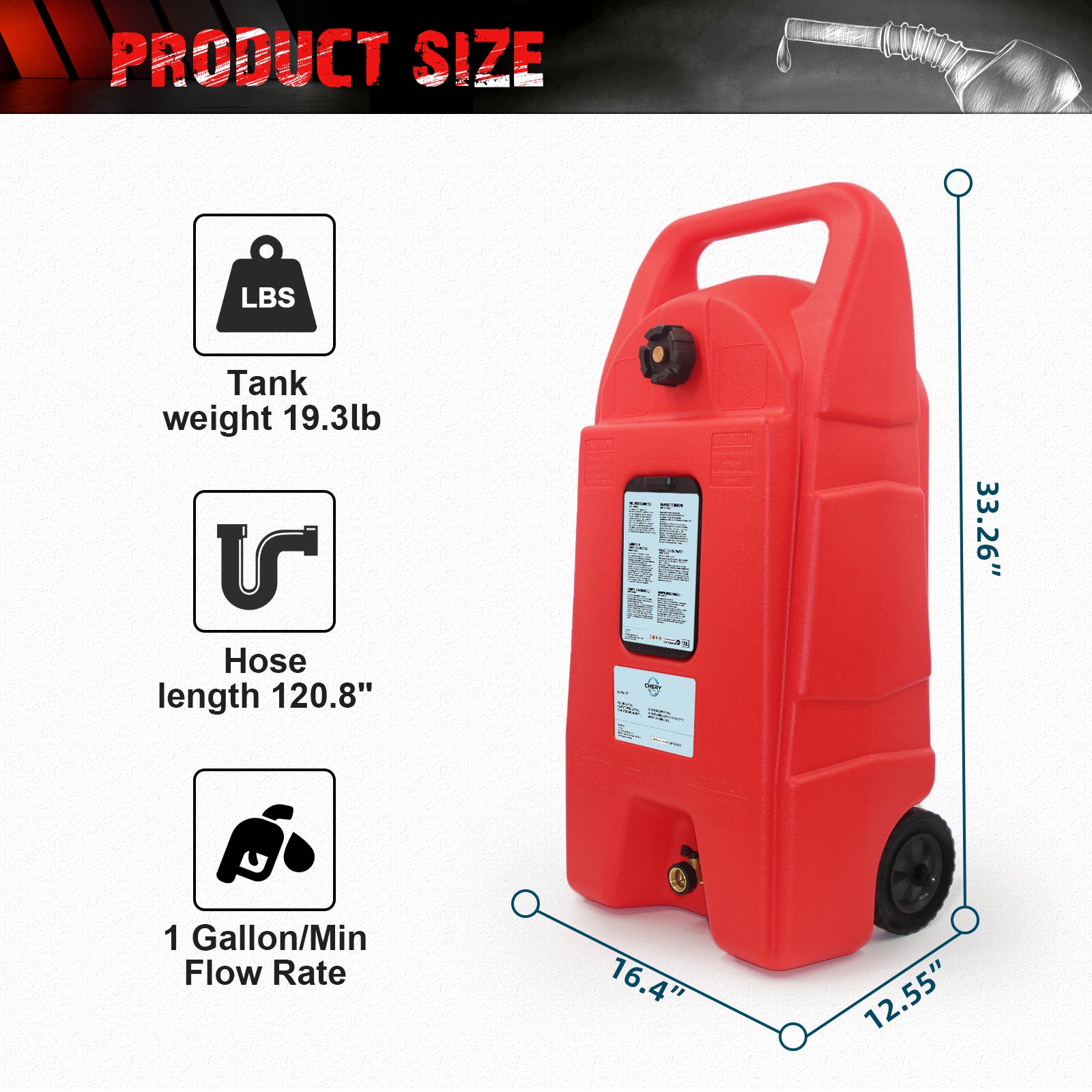 Unused Fuel Tank 57L (MSRP: $199)