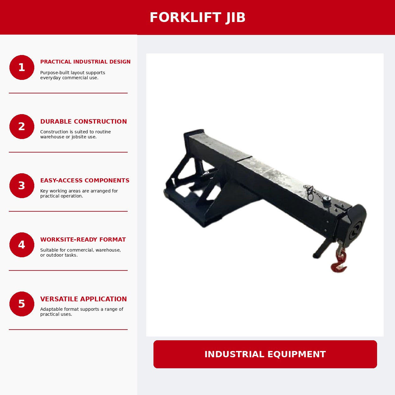 Unused Forklift Jib (MSRP: $2490)