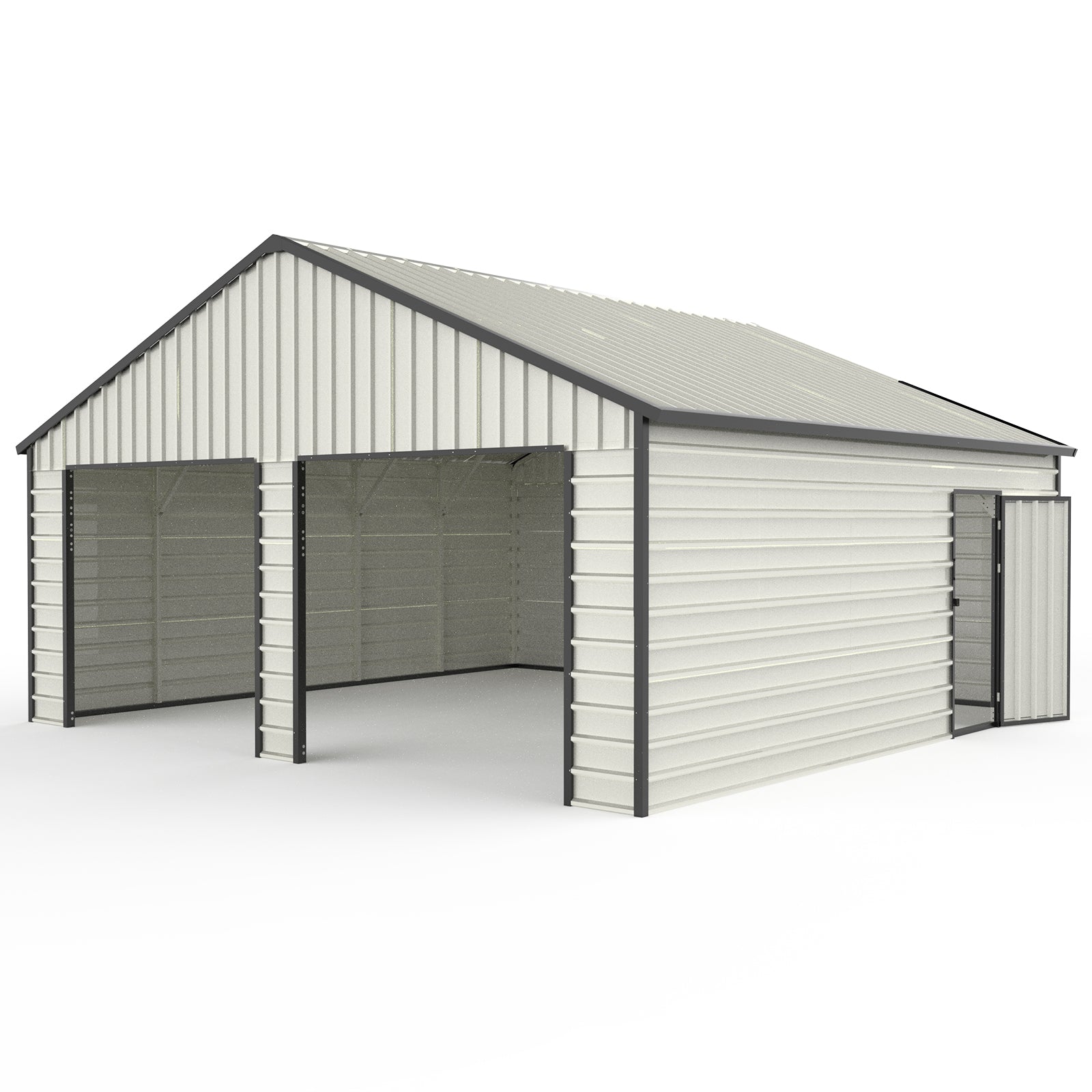 Unused Douxbebe Metal Shed 23x22FT (MSRP: $5,699)