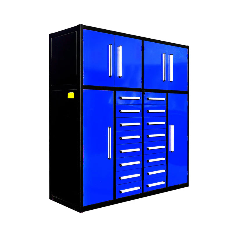 Unused Chery Industrial Work Bench 7ft-16D Blue (MSRP: $2,899)