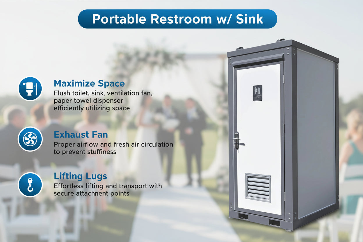 Unused Bastone Mobile Toilets Single Closestools (MSRP: $3,899)