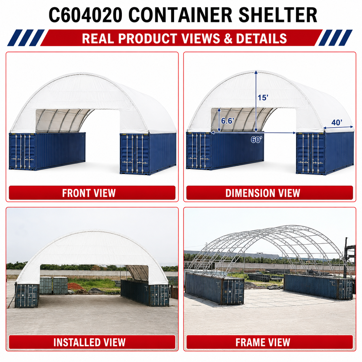 Unused Container shelter C604020(610g) 22oz (MSRP: $13,199)