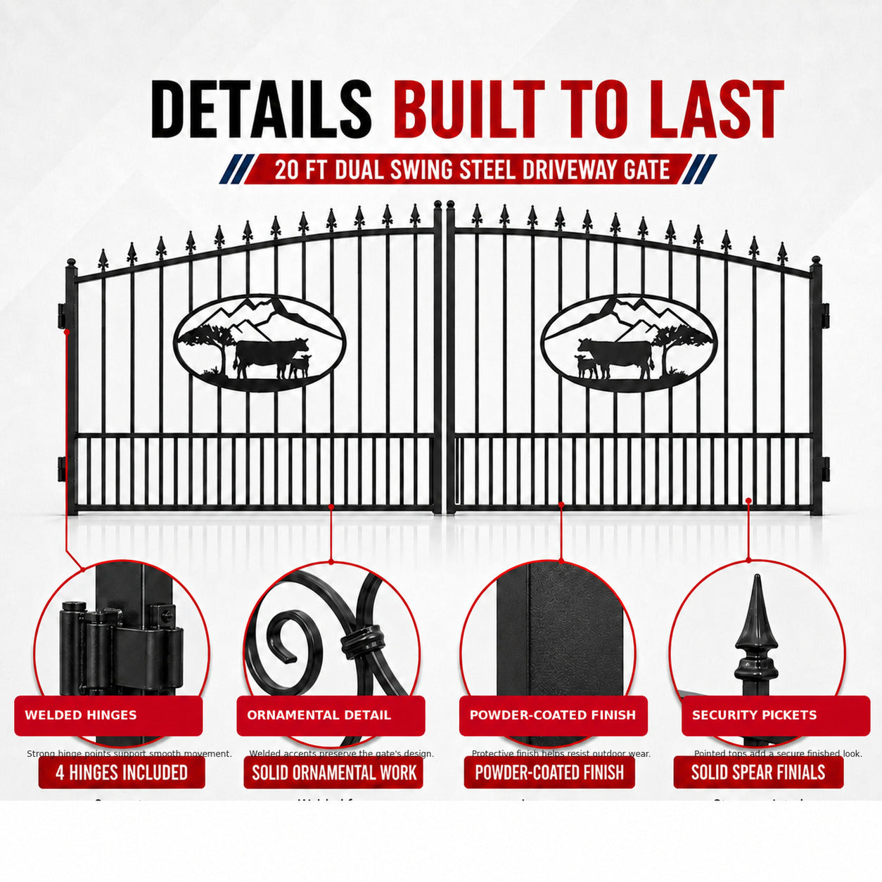 Unused Greatbear Iron Gate 20' - OX (MSRP: $2,300)