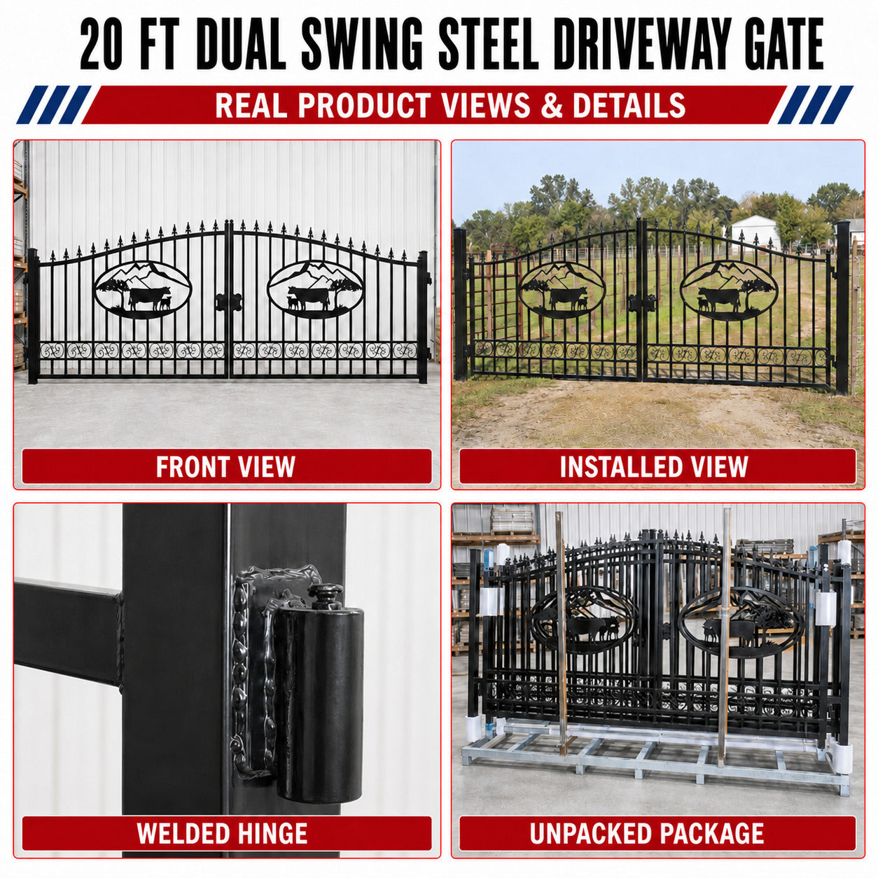 Unused Greatbear Iron Gate 20' - OX (MSRP: $2,300)
