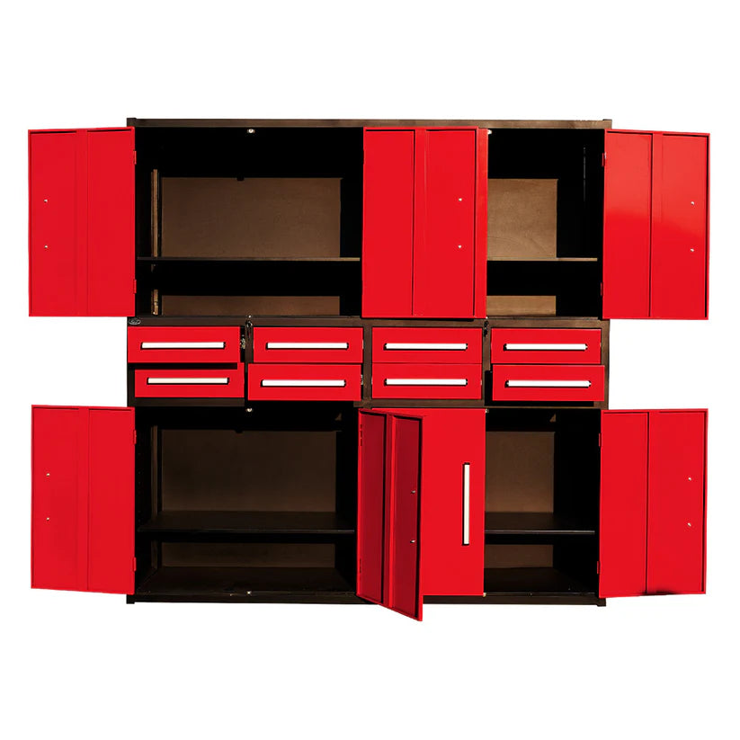Unused Chery Industrial Work Bench 7ft-8D. Red (MSRP: $2,699)