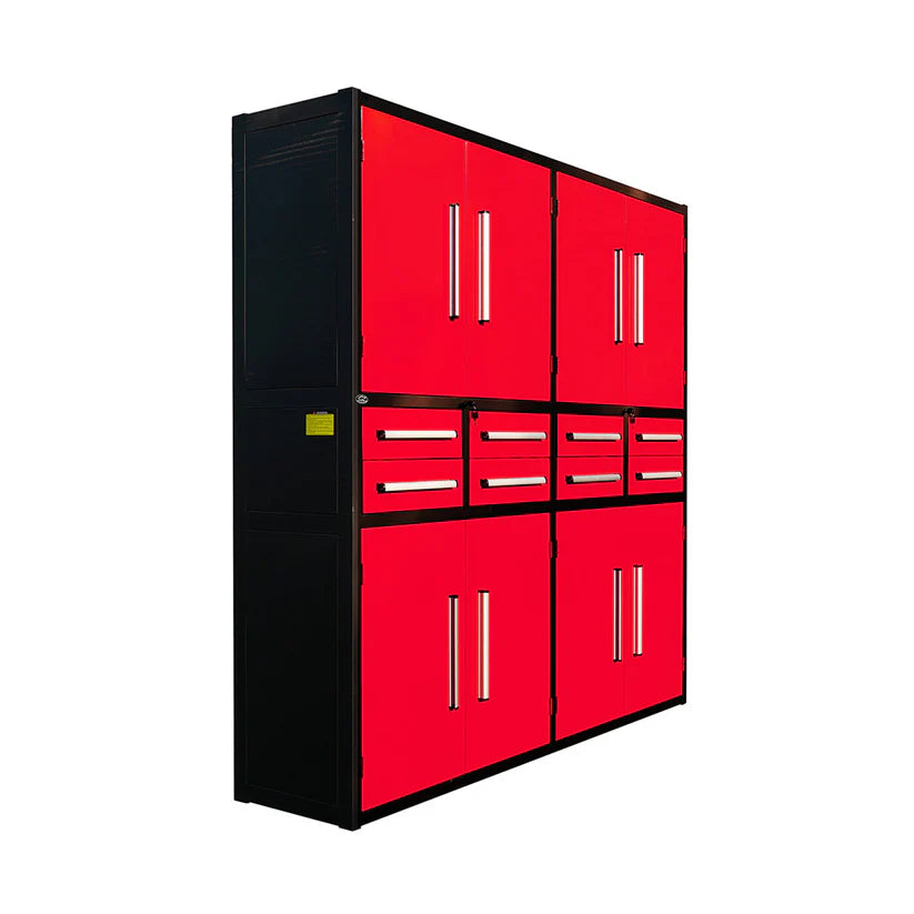 Unused Chery Industrial Work Bench 7ft-8D. Red (MSRP: $2,699)