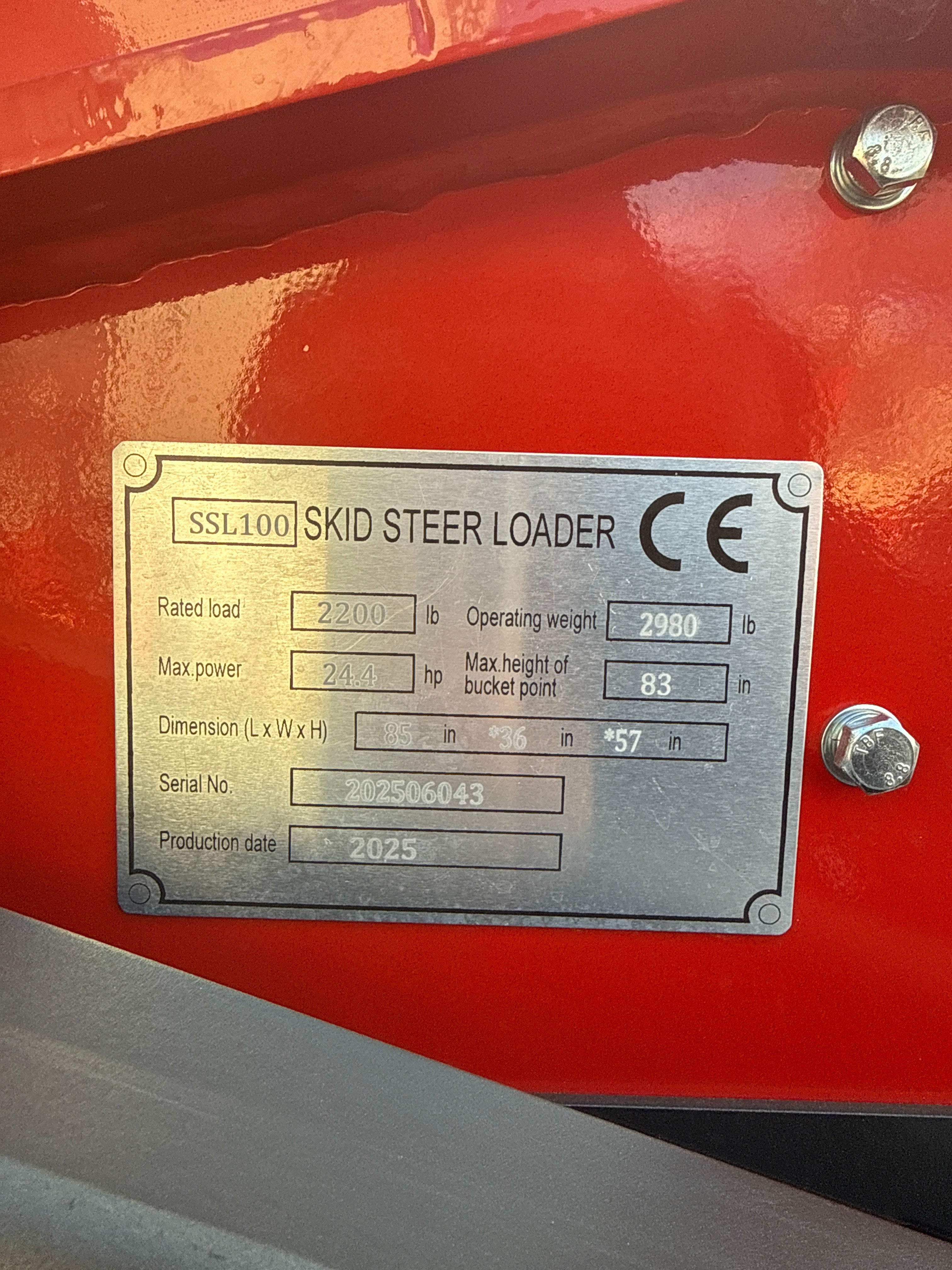 Unused Shangqi Mini Skid Steer Loader Track Loaders with KUBOTA Engine