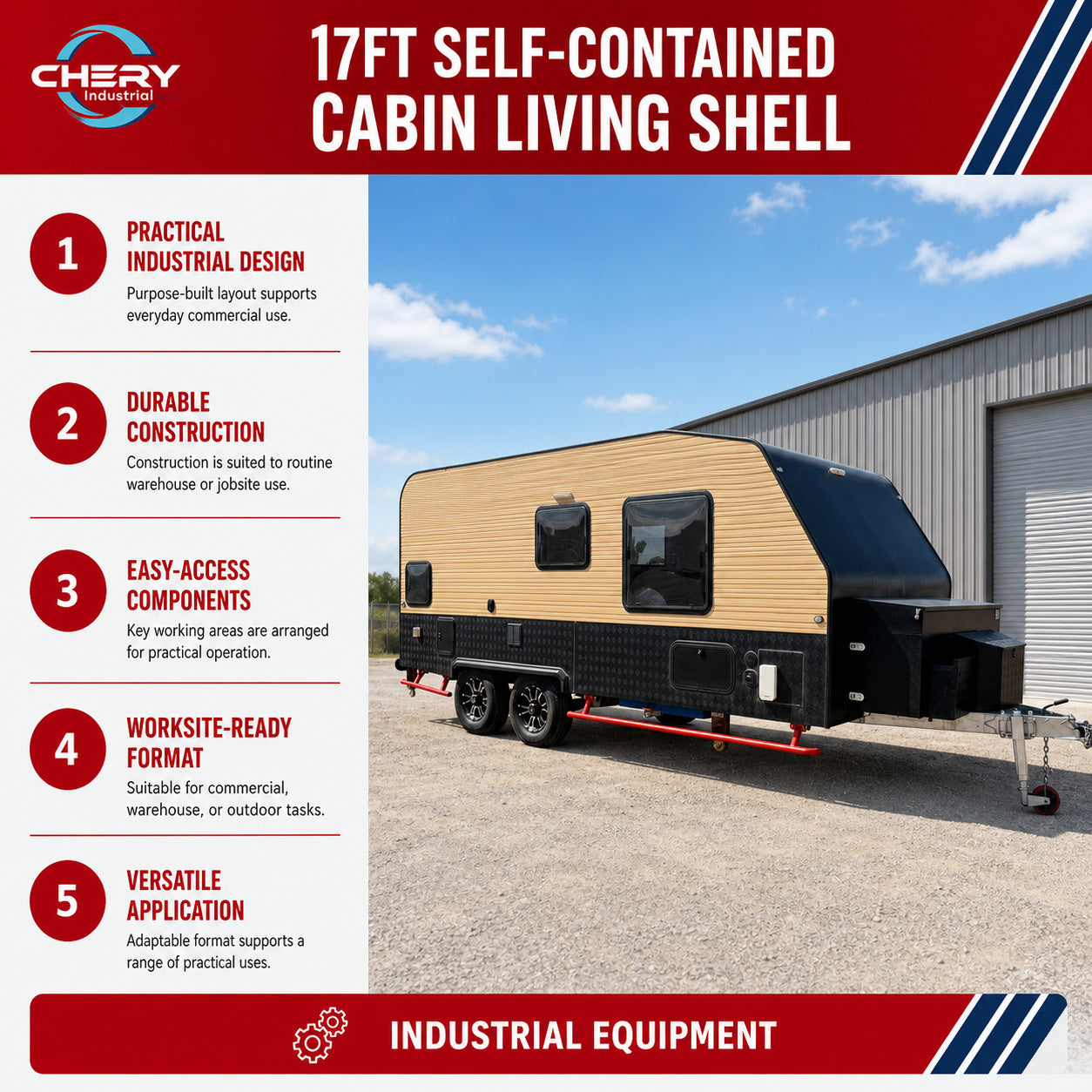Unused 17FT Self-Contained Cabin Living Shell