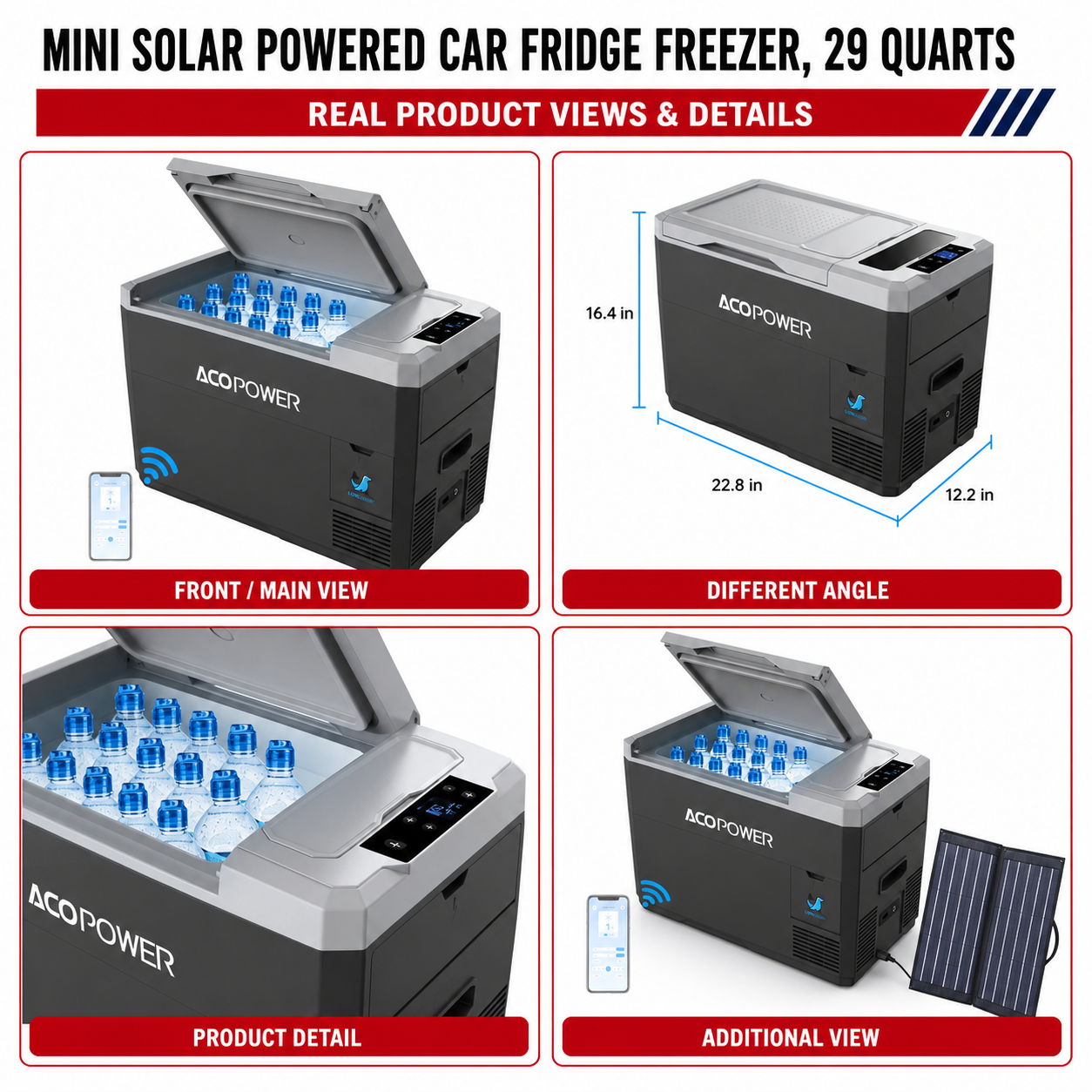 Unused LionCooler Fridge Freezer, 29 Quarts no battery (MSRP: $438)