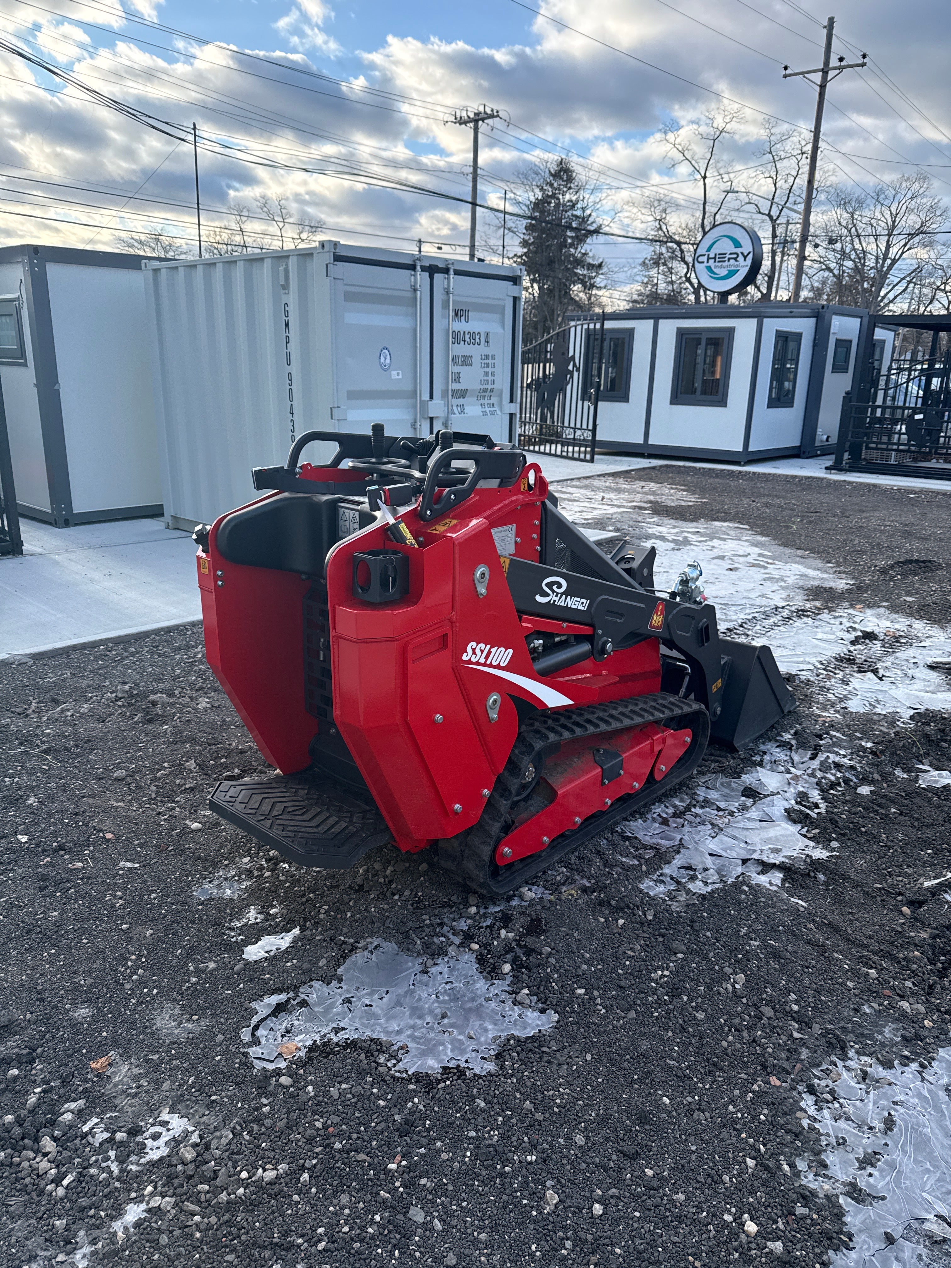 Unused Shangqi Mini Skid Steer Loader Track Loaders with KUBOTA Engine