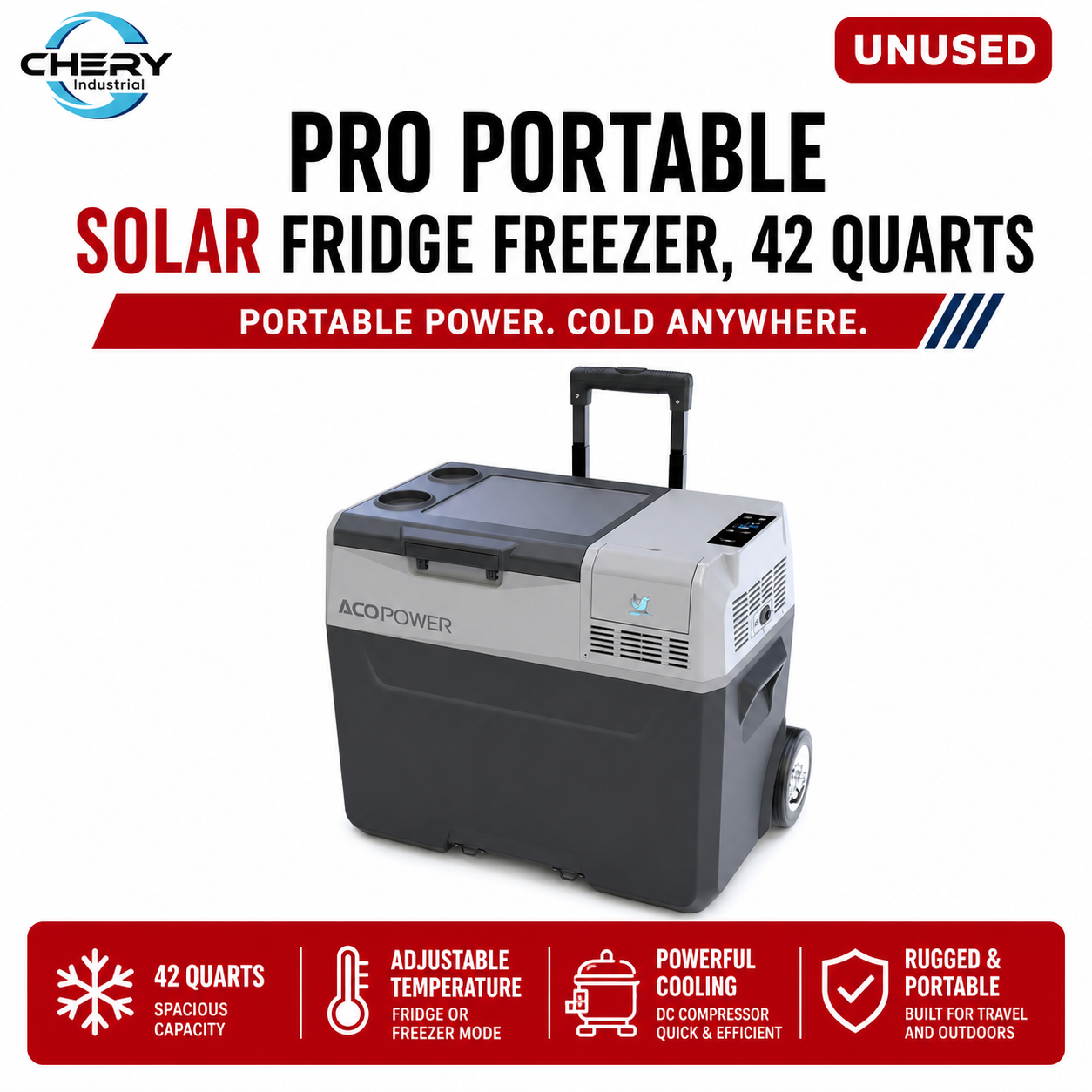 Unused LionCooler Fridge Freezer, 42 Quarts, no battery (MSRP: $538)