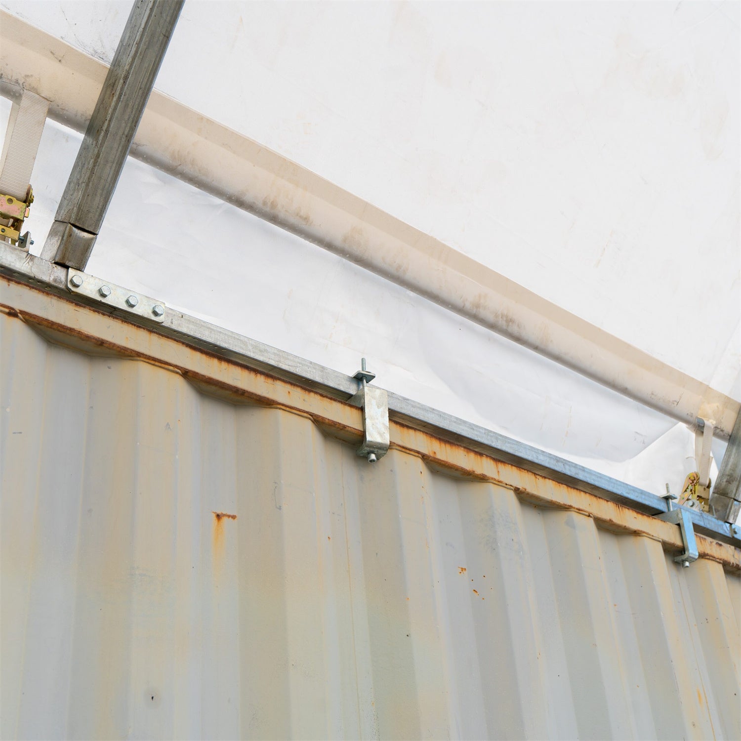 Shipping Container Canopy Shelter 40'x40'x13'