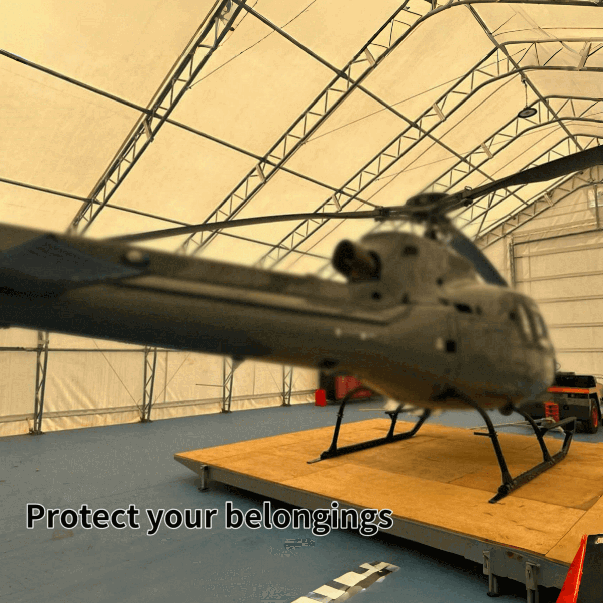 Double Truss Storage Shelter W40'xL80'xH23'