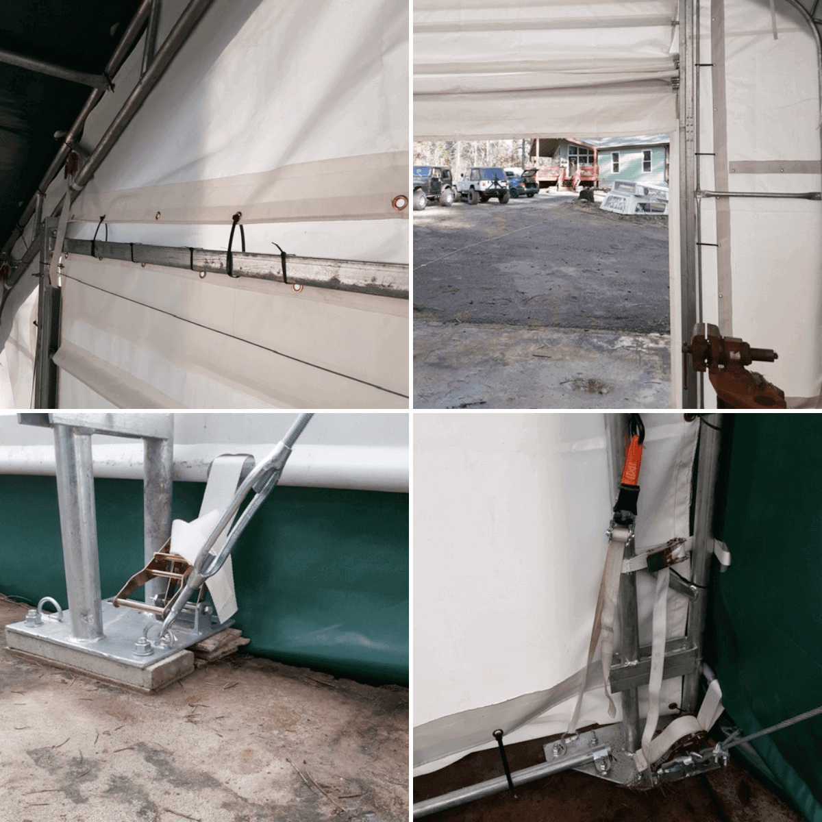 Double Truss Storage Shelter W40'xL80'xH23'