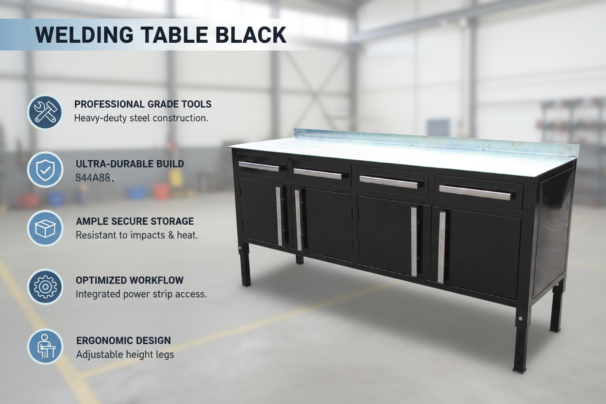 Unused Welding Table Black (MSRP: $1,700)
