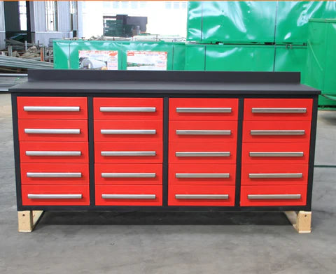 Unused Work Bench 7FT-20D Red (MSRP: $2,699)