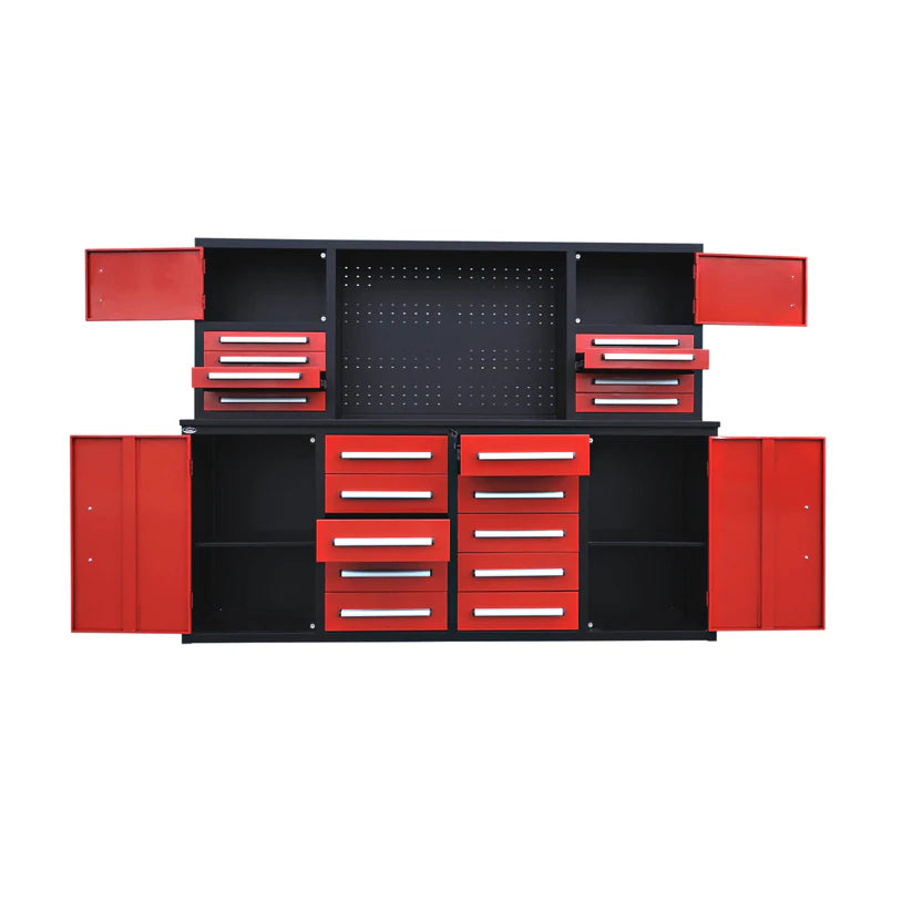Unused Chery Industrial Work Bench 7ft-18D Red (MSRP: $2,999)