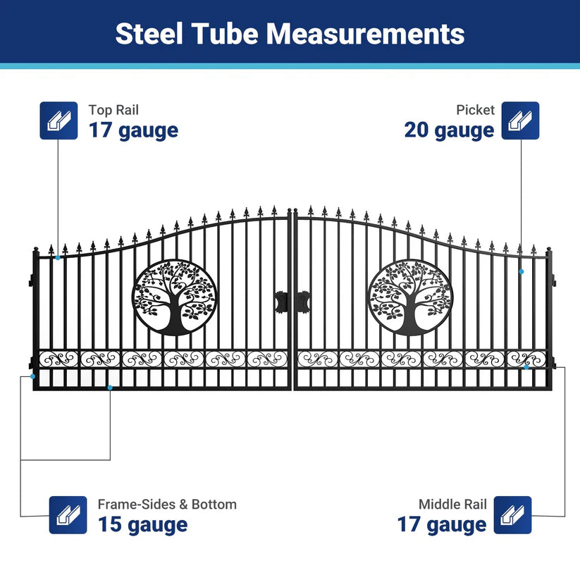 Unused Greatbear Iron Gate 20'- tree - EPE foam (MSRP: $2,300)