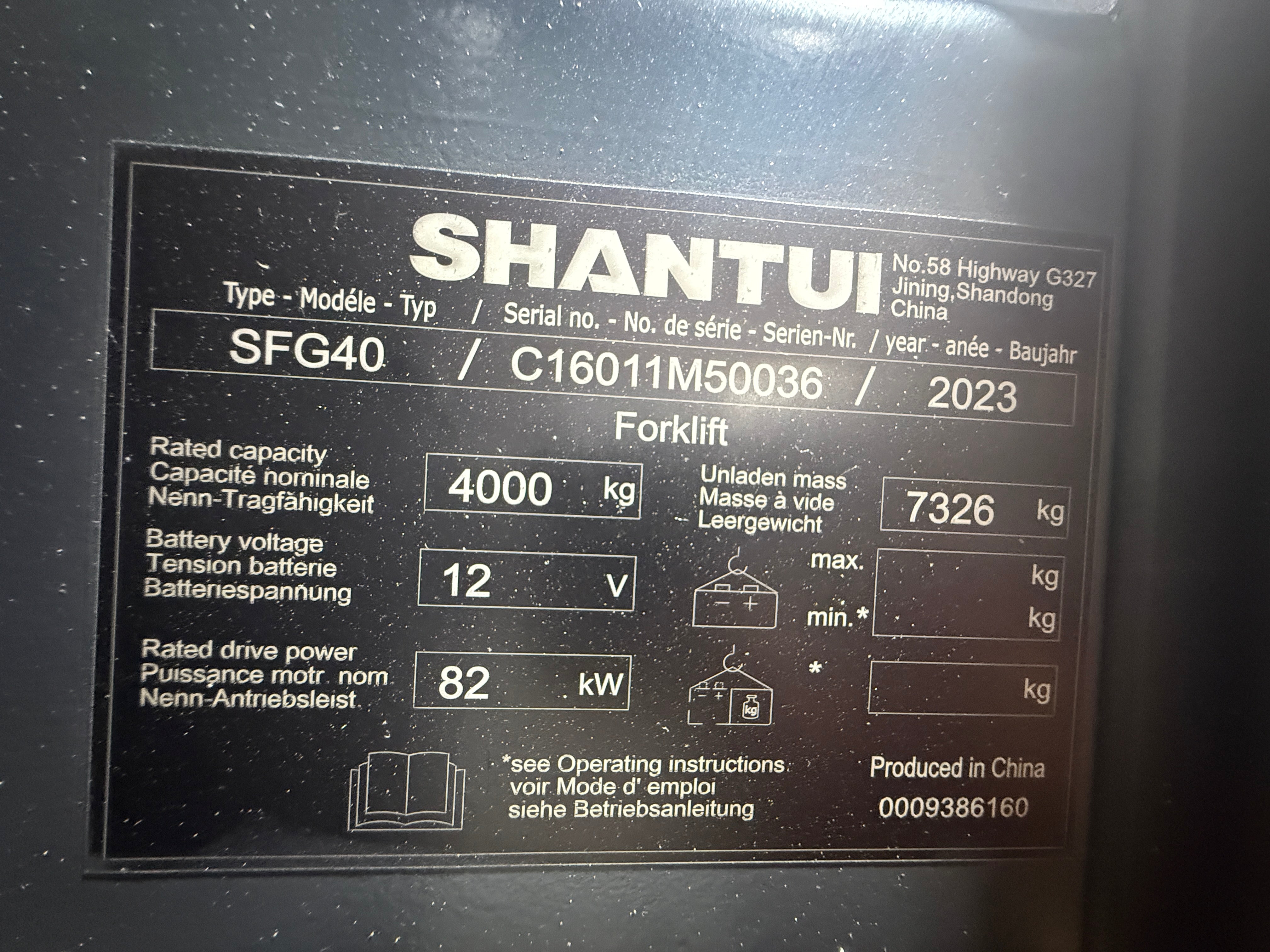 Unused Forklift Shantui SFG40