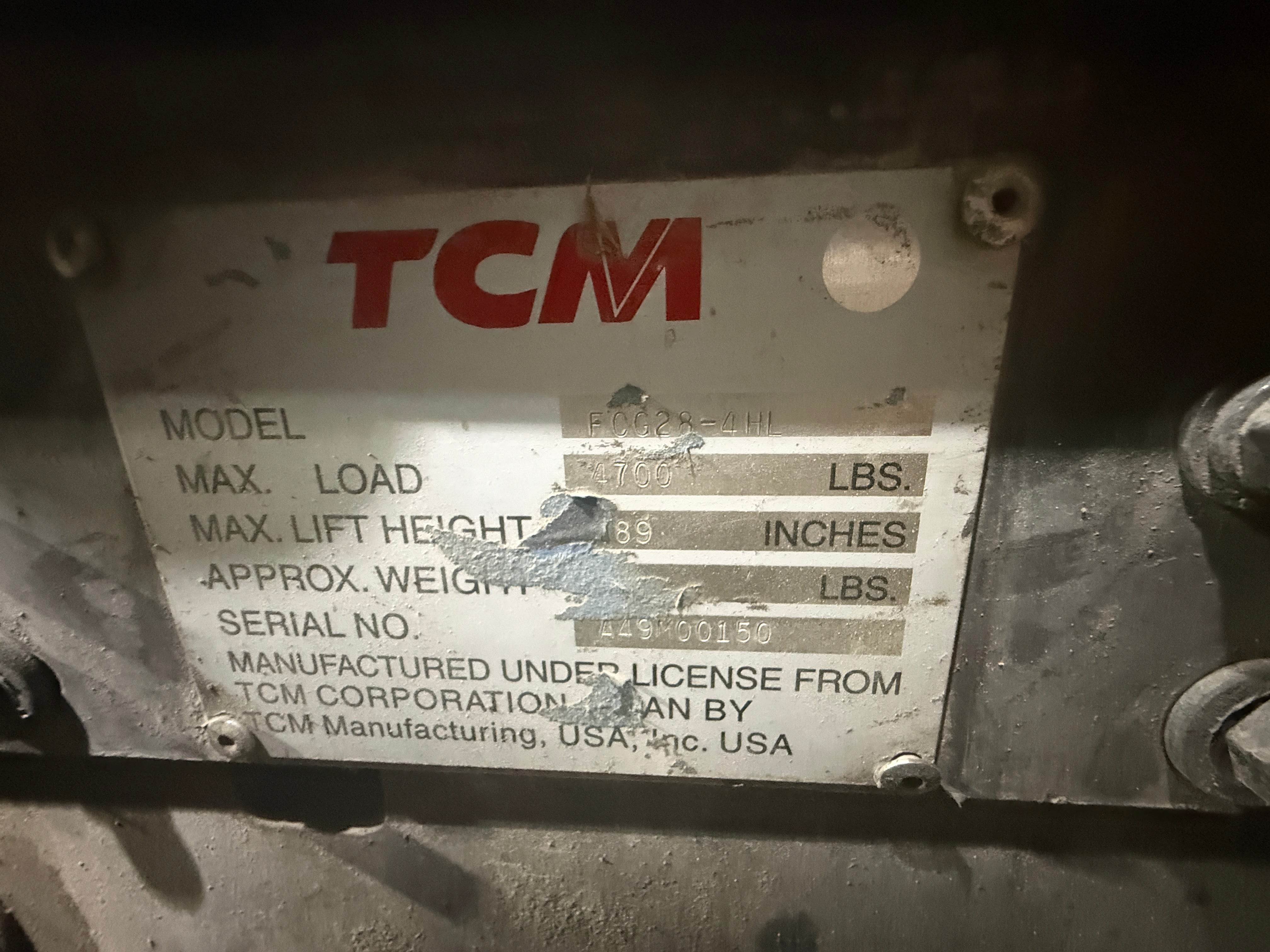 Used Forklift TCM FCG28-4HL
