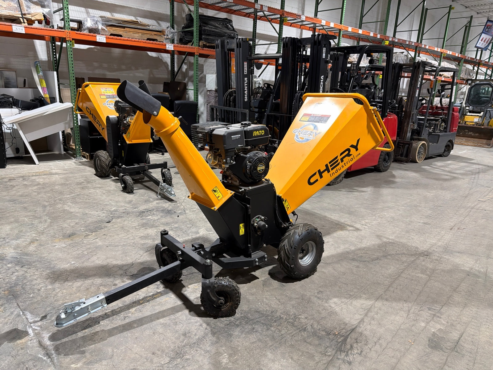 Wood chipper 15hp RATO with pull start